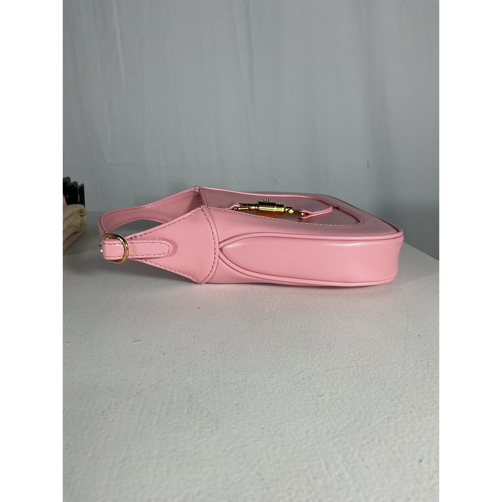 Gucci 'Jackie 1961' Pink Leather Mini Shoulder Bag