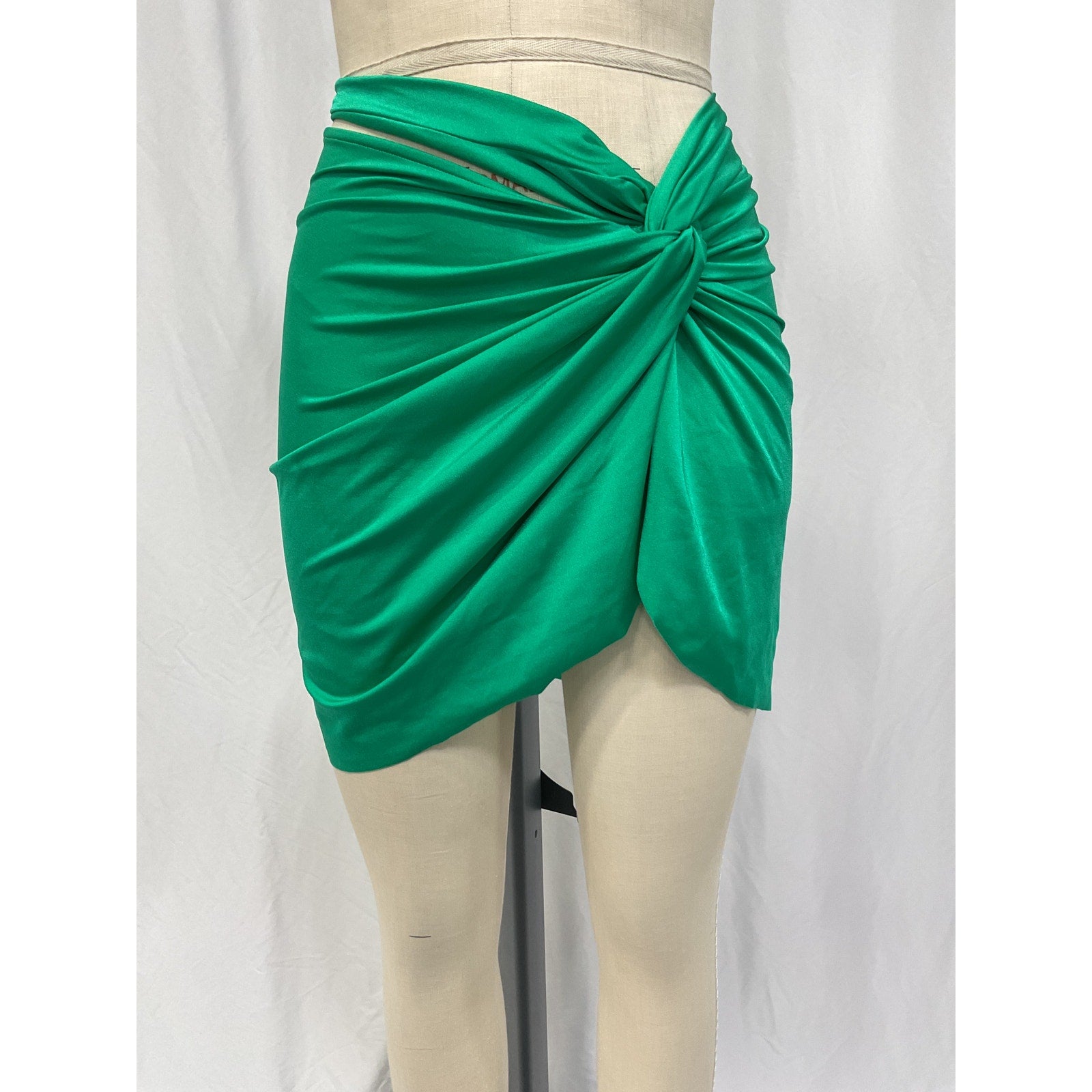 Baobab Maple 'Pareo' Green Nylon Skirt Size XS