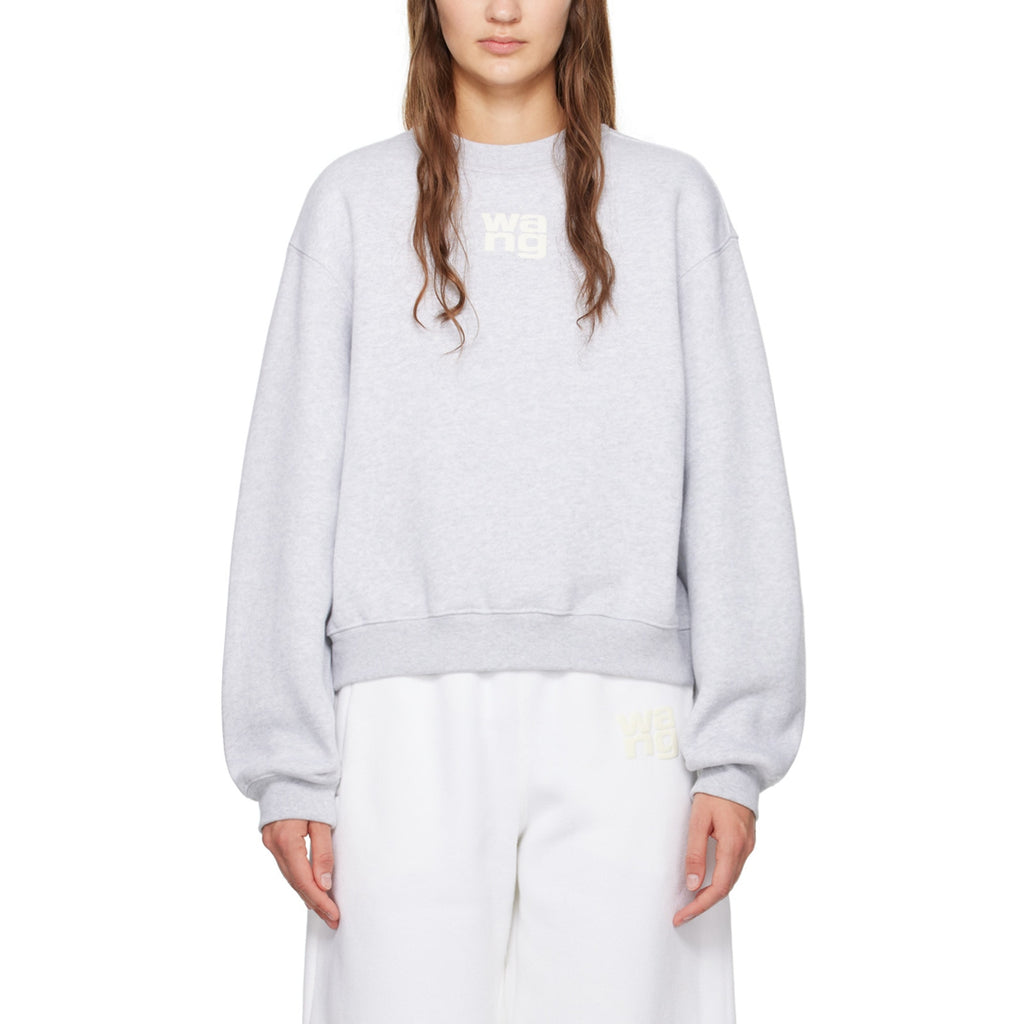 Alexanderwang.T Gray Crewneck Sweatshirt Size XS