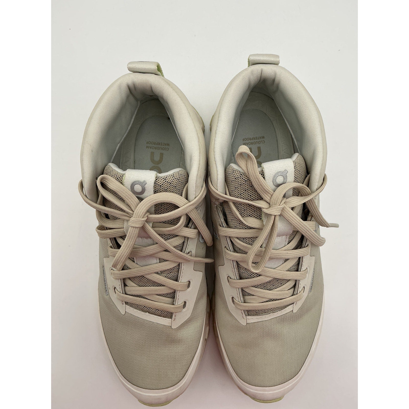 On 'Cloudroam' Green Rubber-Trimmed Recycled-Mesh And Shell High-Top Sneakers Size 6