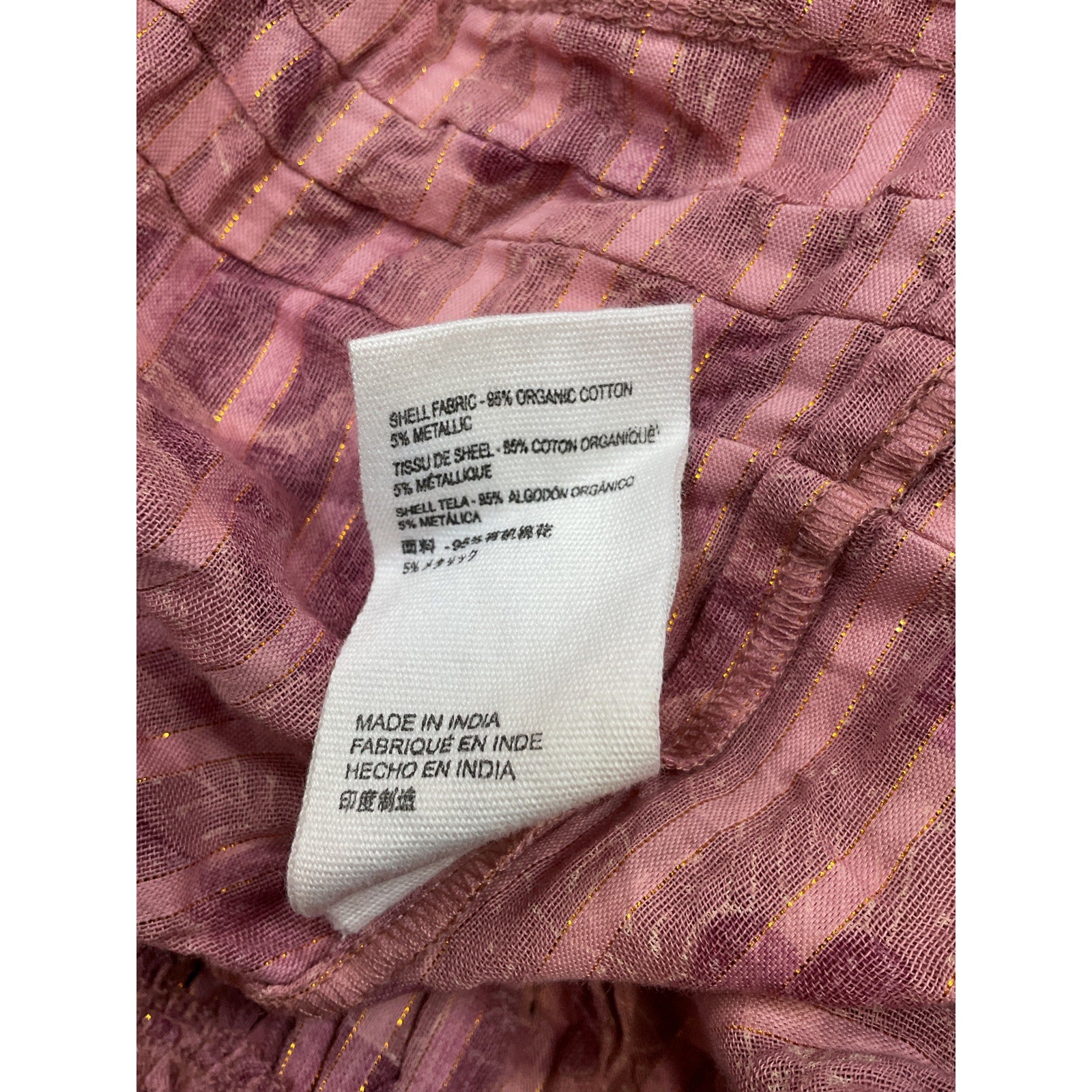Cleobella 'Ashlyn' Pink Cotton Midi Dress Size S