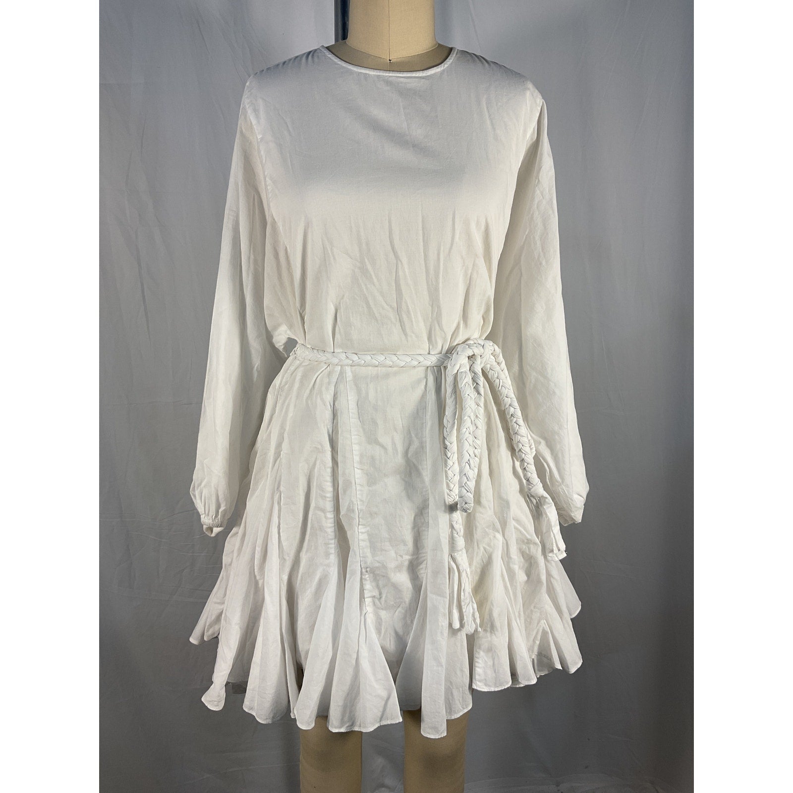 Rhode 'Ella' White Cotton Dress Size XS