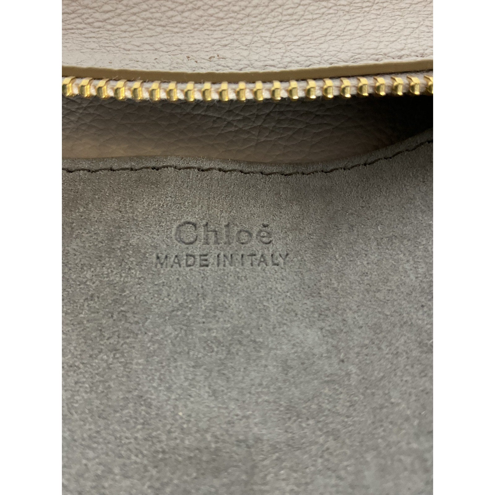 Chlo� 'Marcie' Grey Leather Small Clutch Shoulder Bag