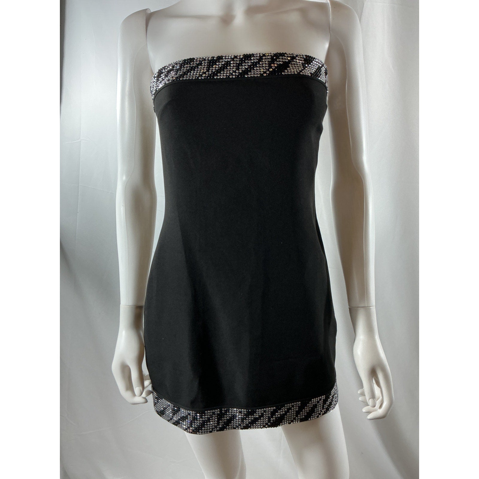 Retrofete 'Abigail' Black Polyester Dress Size S