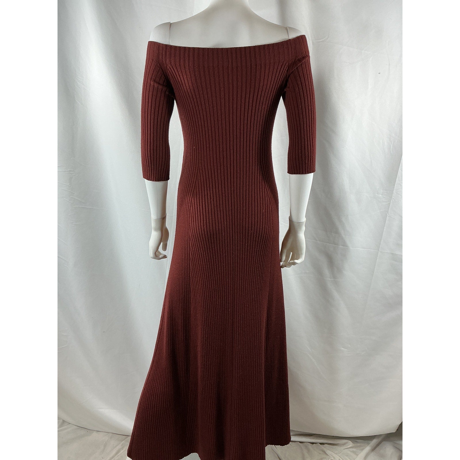 Chlo� Red Wool Maxi Dress Size S