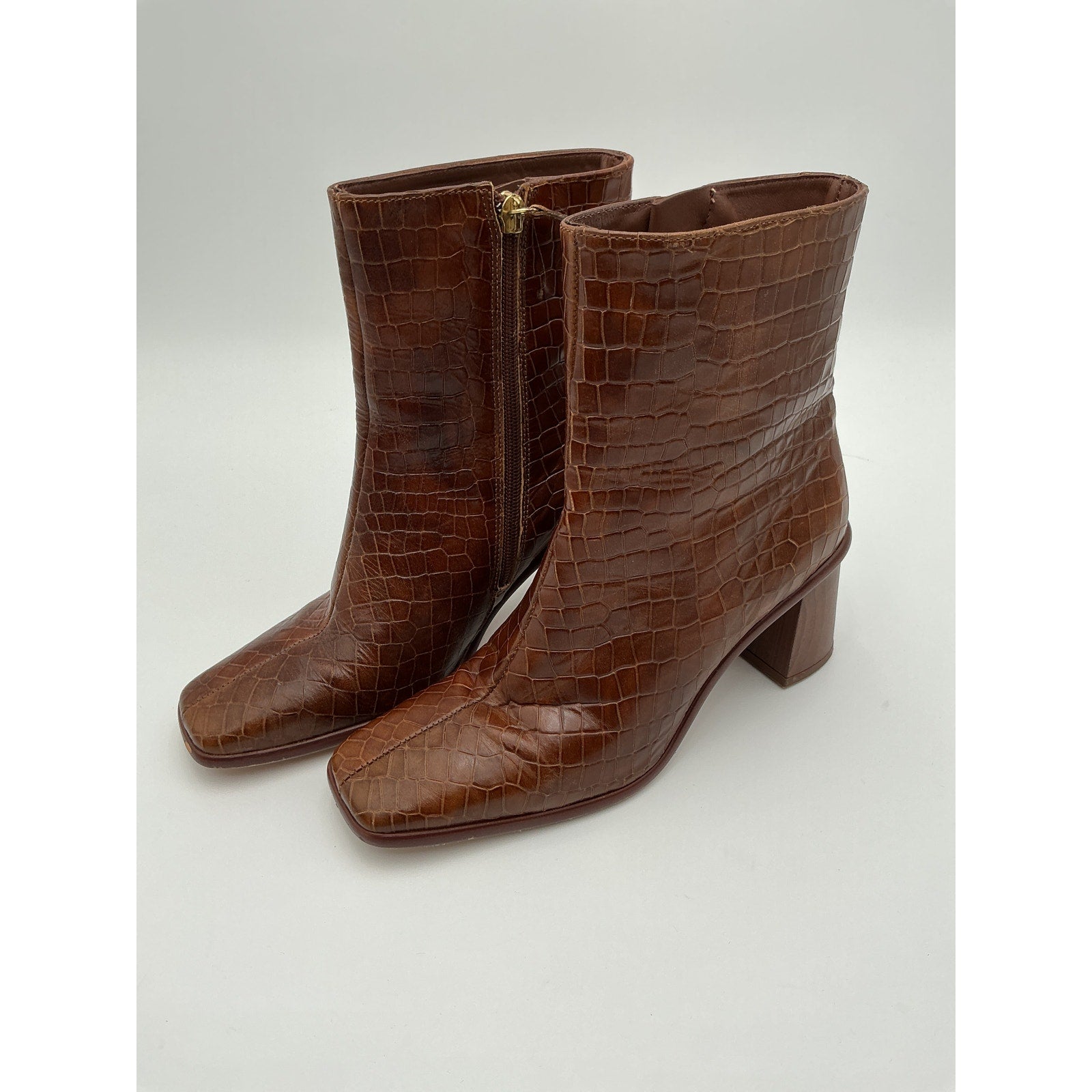 Alohas West Brown Leather Cape Boot Size 7