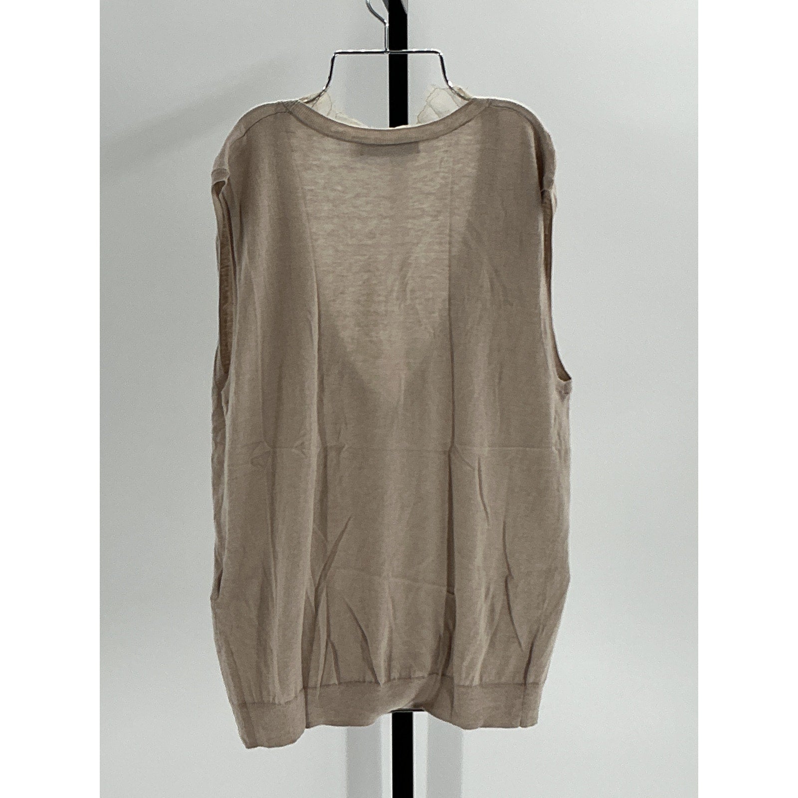 Iro 'Jayda' Tan Cotton Top Size M