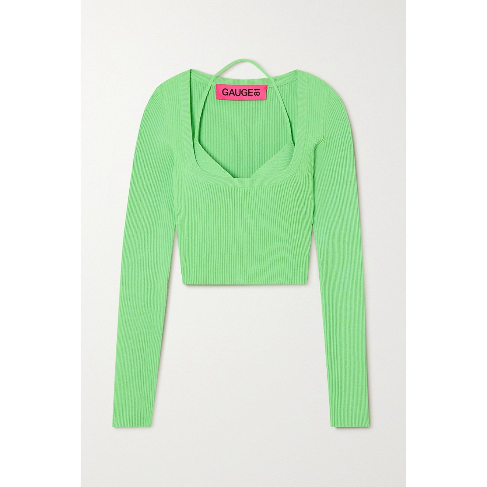 Gauge81 'Yukita' Green Rayon Ribbed-Knit Top Size S