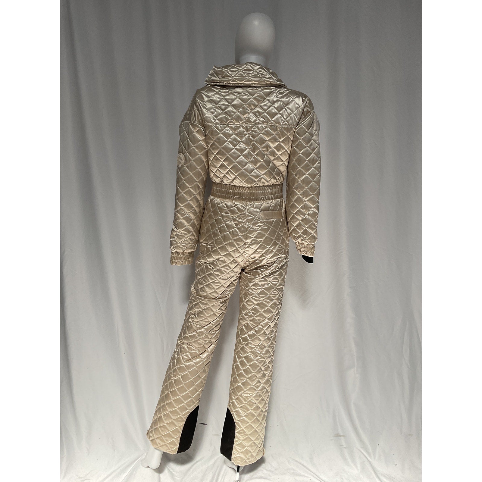 Cordova 'The Courmayeur' Tan Belted Quilted Ski Suit Size S