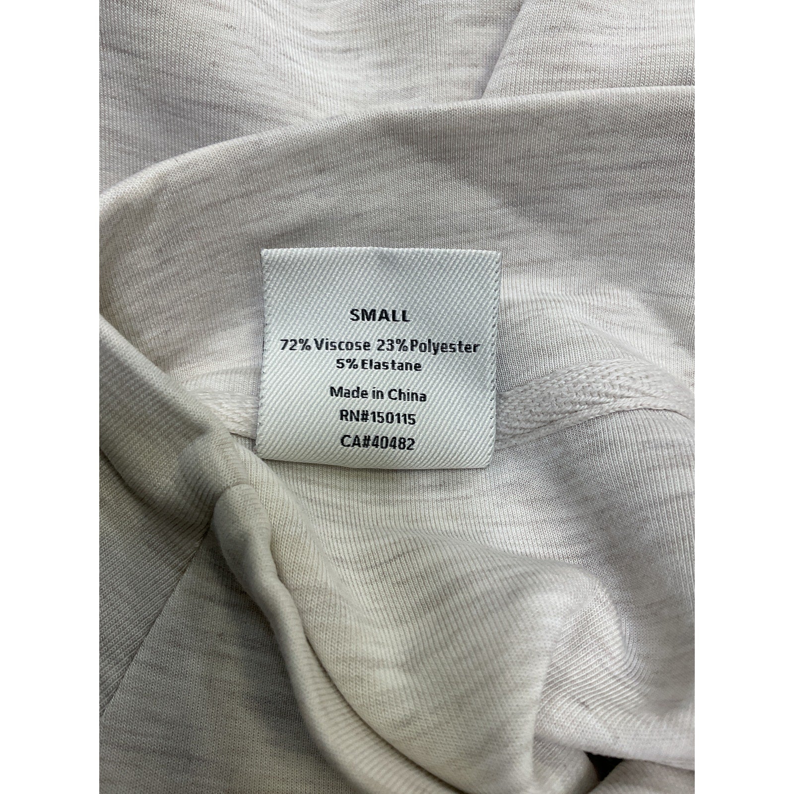 Varley Bay White Viscose Sweater Size S