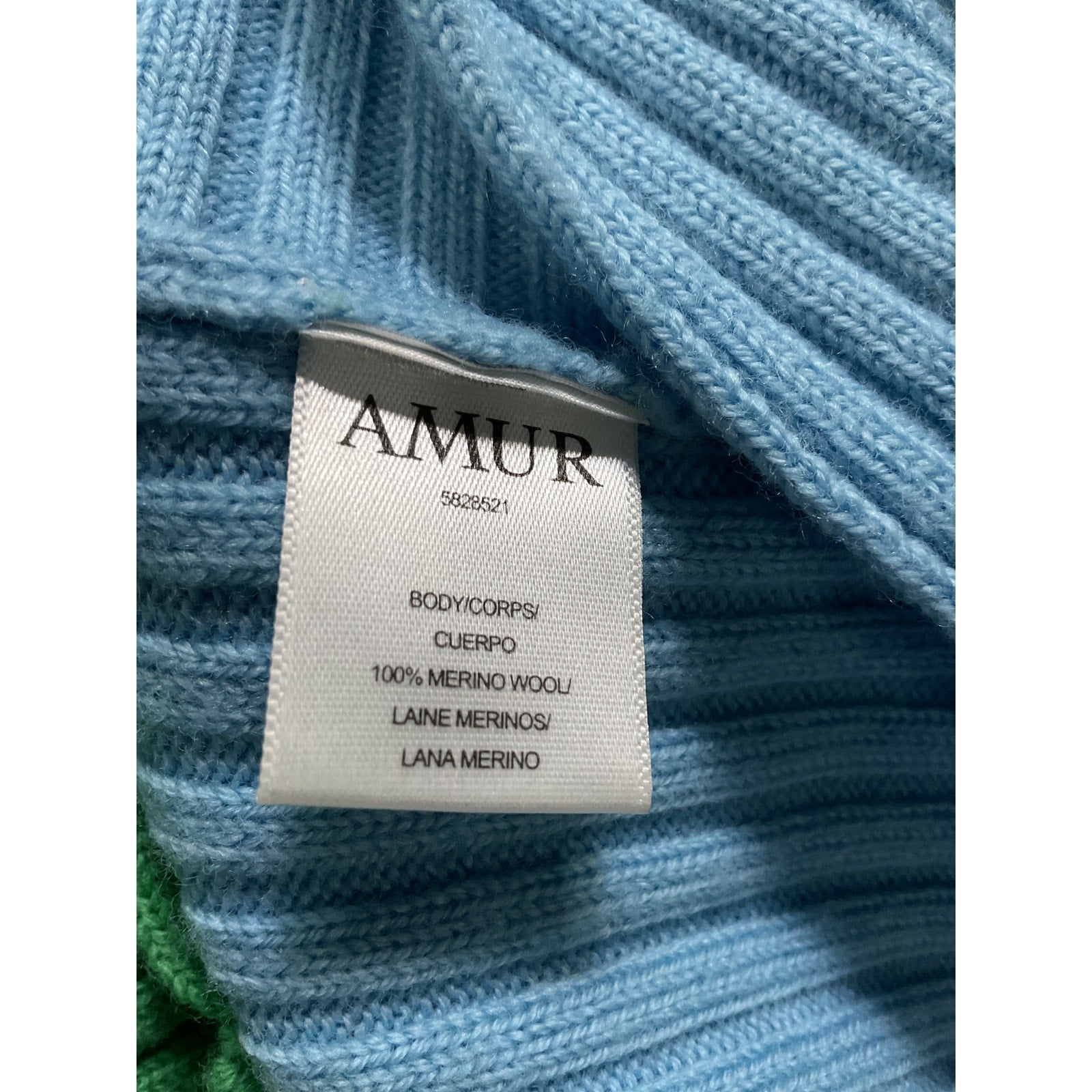 Amur 'Cruz' Green Twist Sweater Size XS