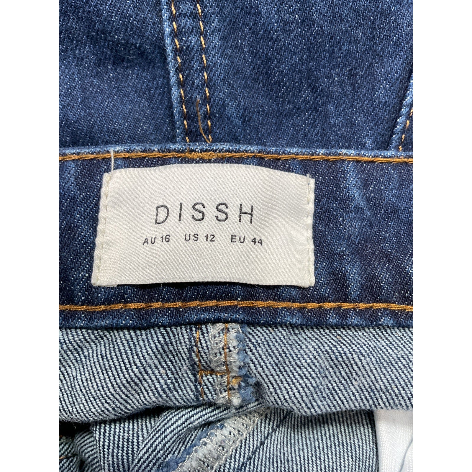Dissh 'Lennon' Blue Cotton Maxi Skirt Size 12