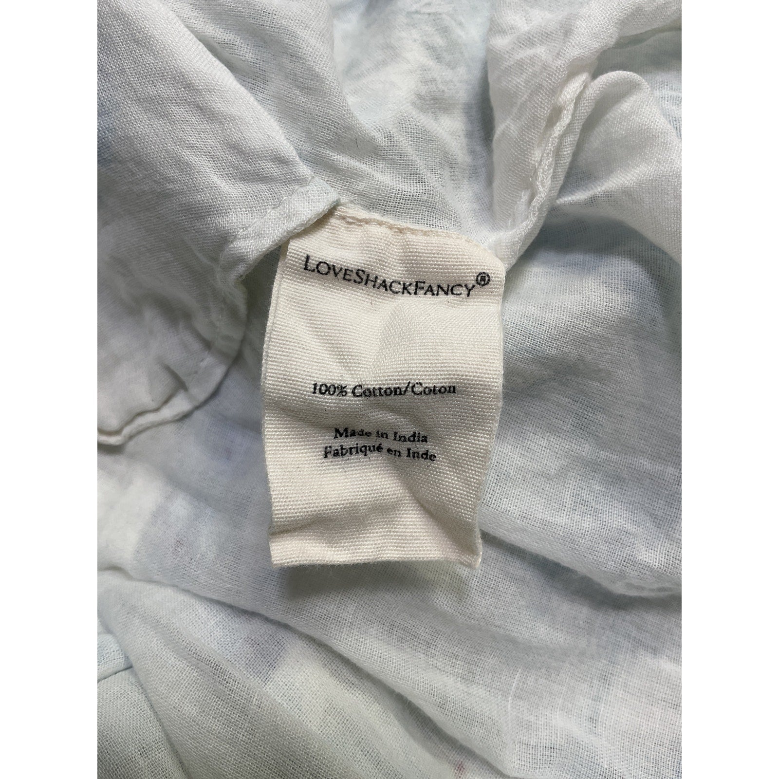 Loveshackfancy 'Lilium' White Mini Dress Size XS