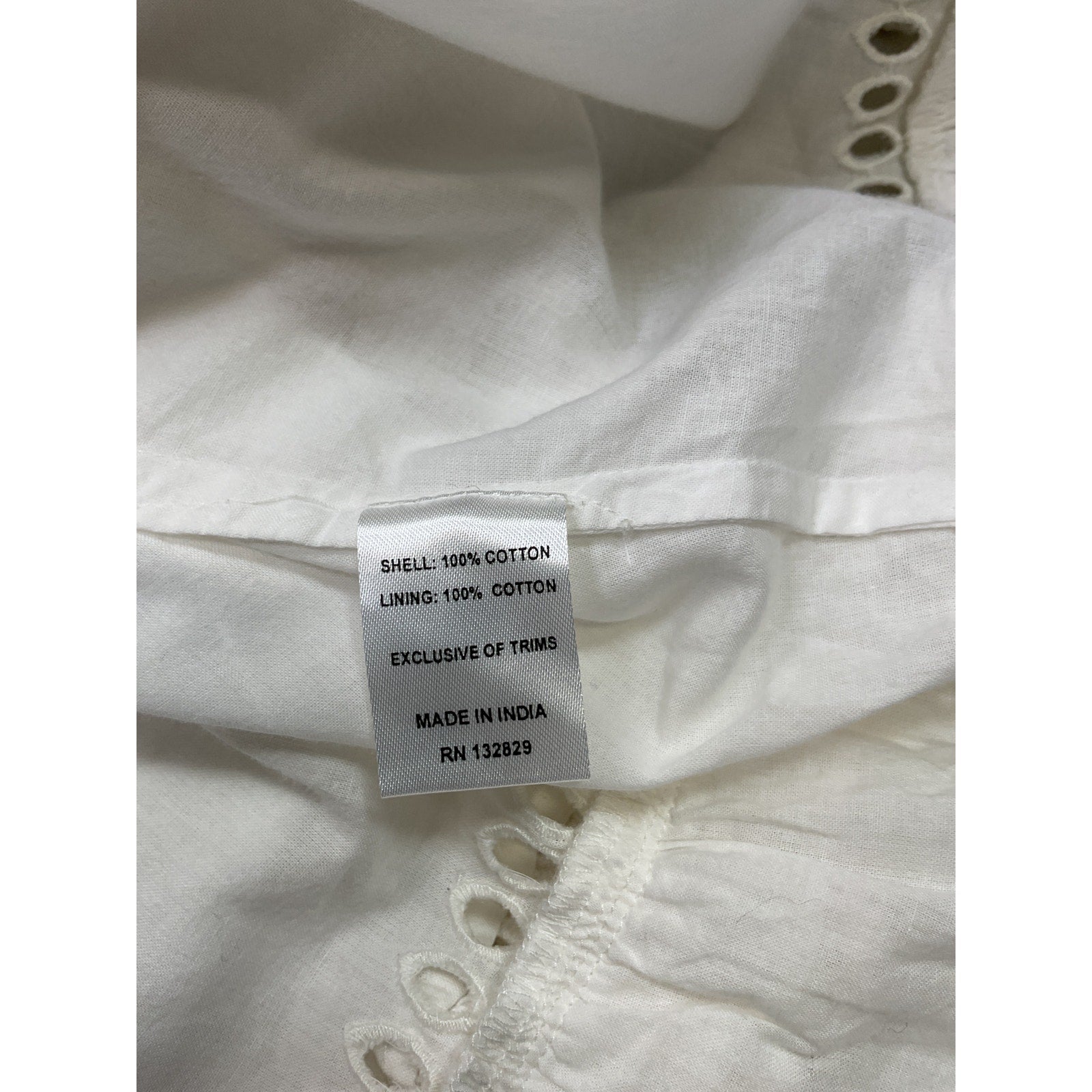 Tularosa 'Lucy' Cream Cotton Maxi Dress Size XS