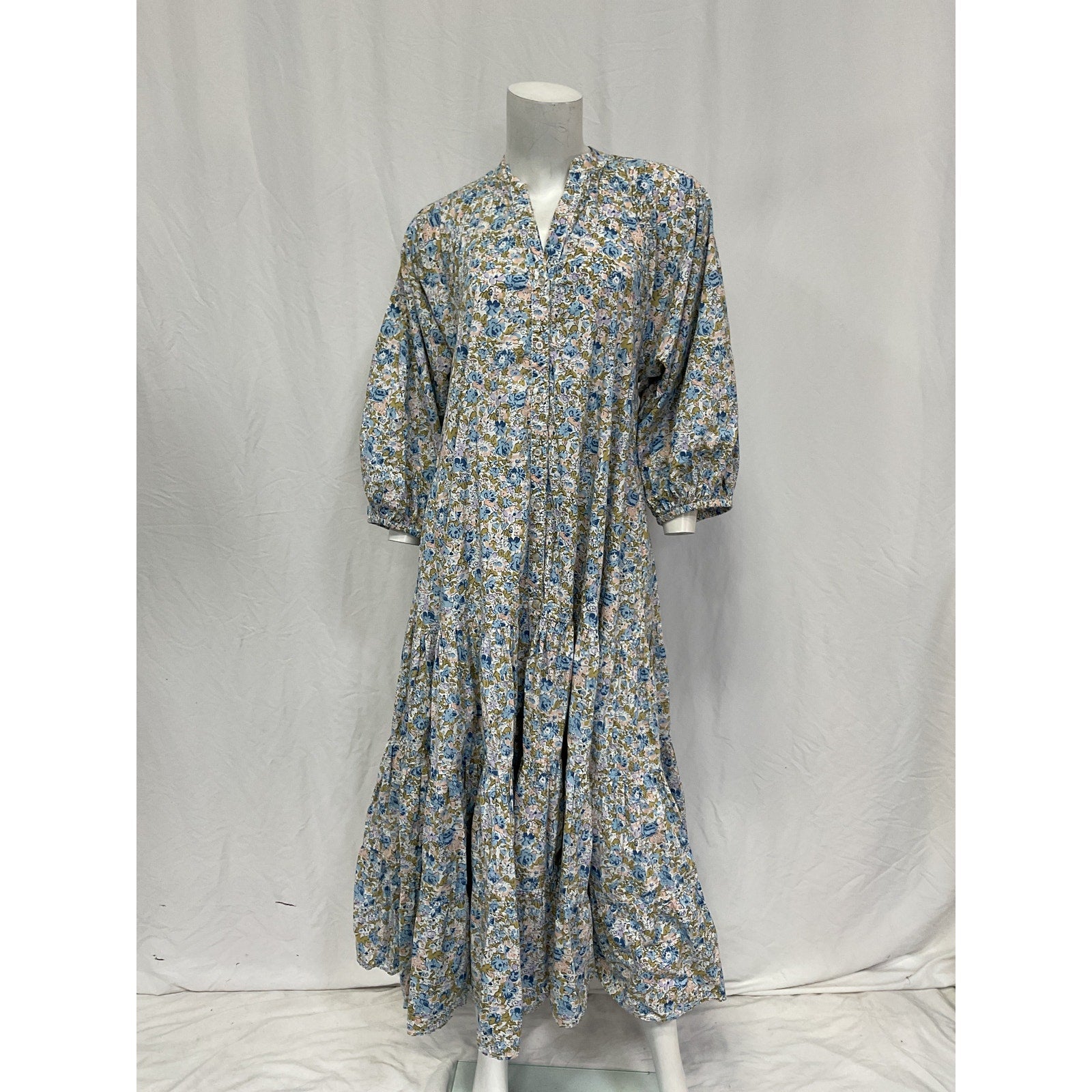 Bytimo 'Poplin' Blue Cotton Shirt Dress Size XS