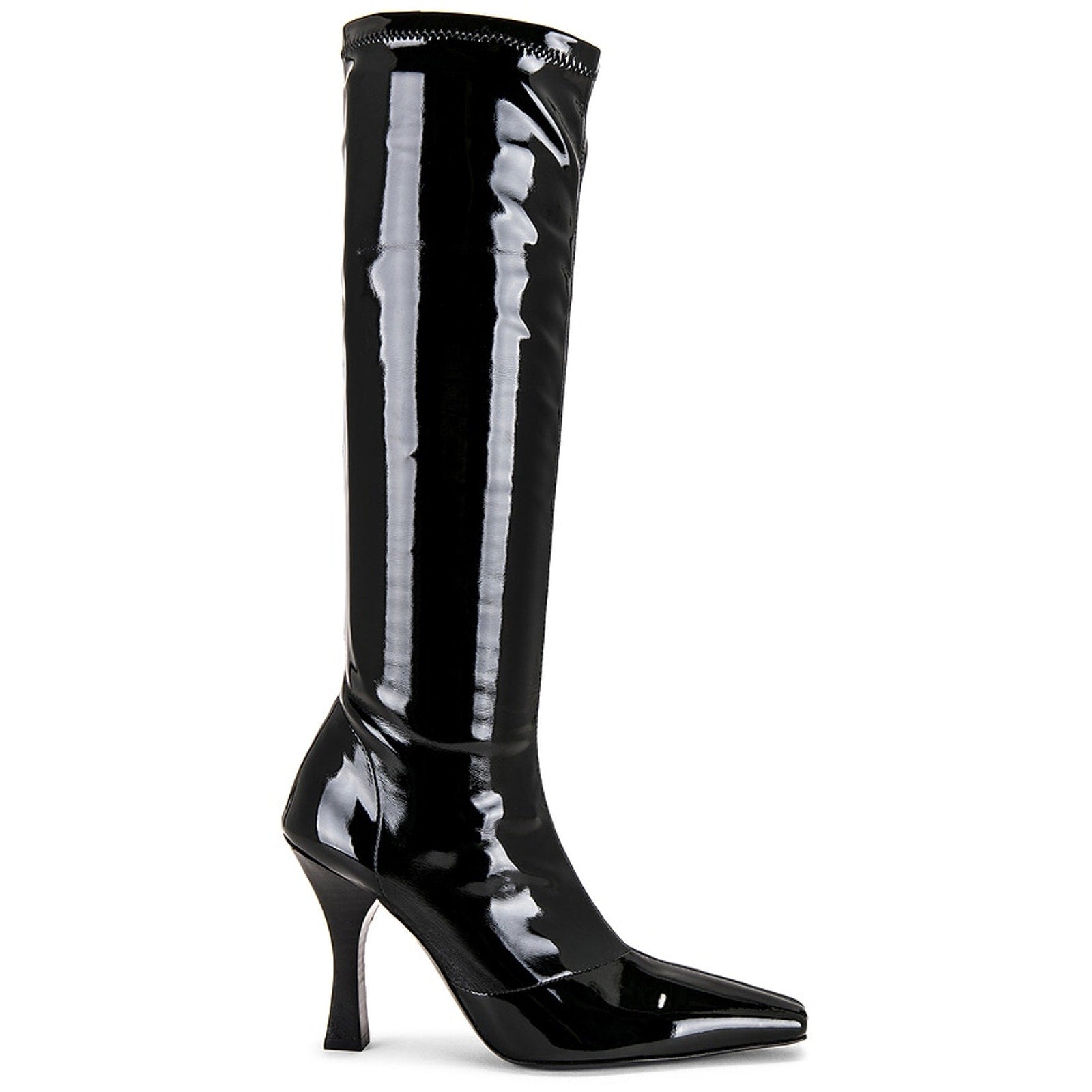 Helsa 'Snipped' Black Leather Toe Boot Size 7