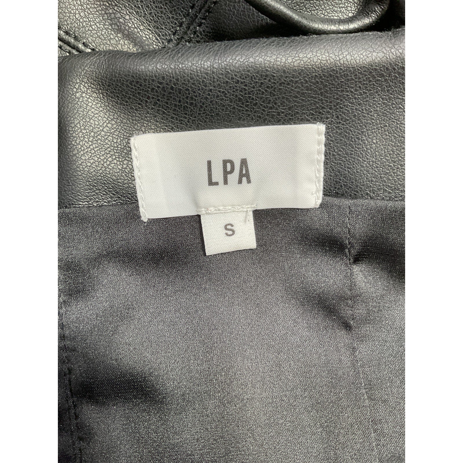 Lpa 'Cherie' Black Polyurethane Top Size S