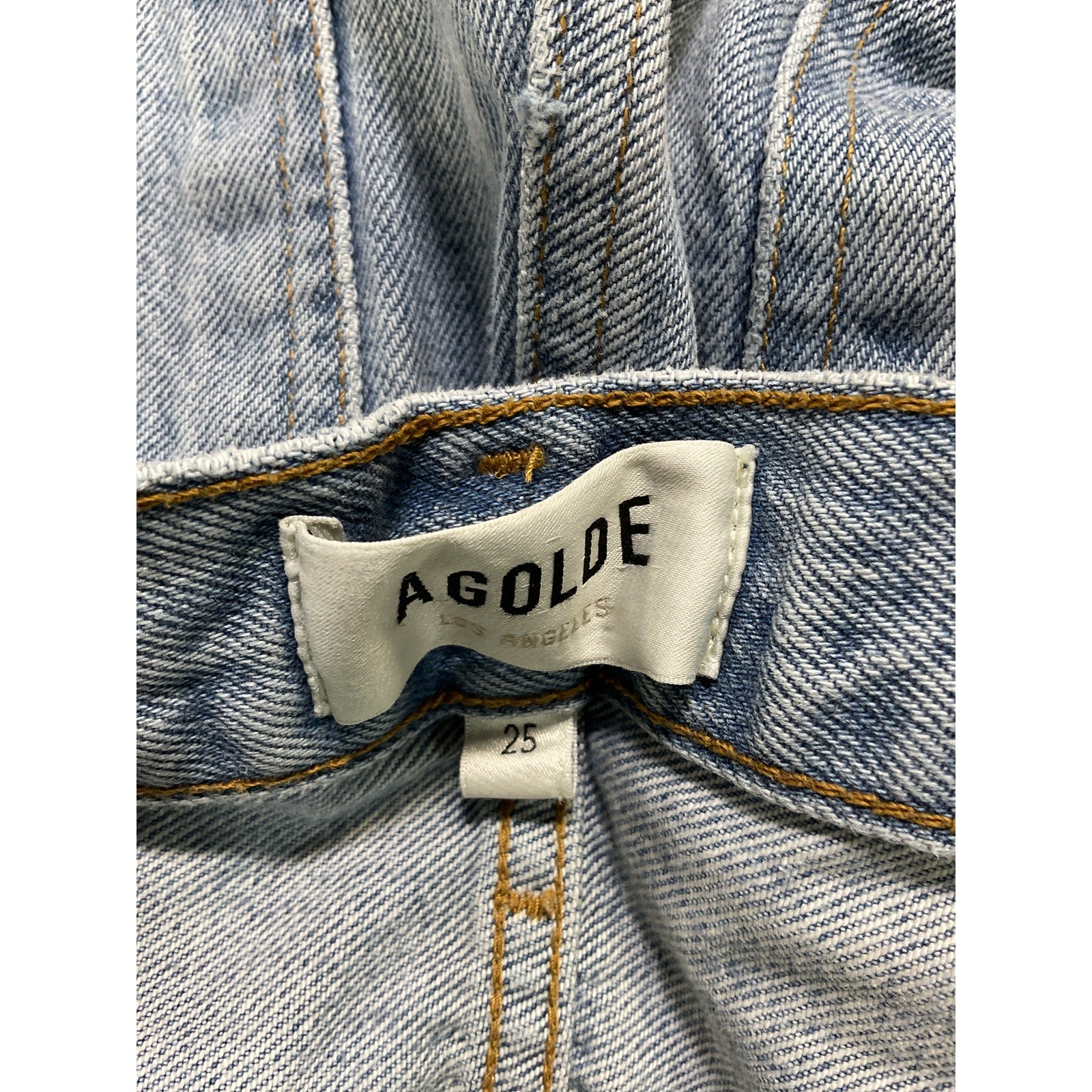 Agolde '90's' Blue Mid Rise Loose Fit Denim Jean Size 26