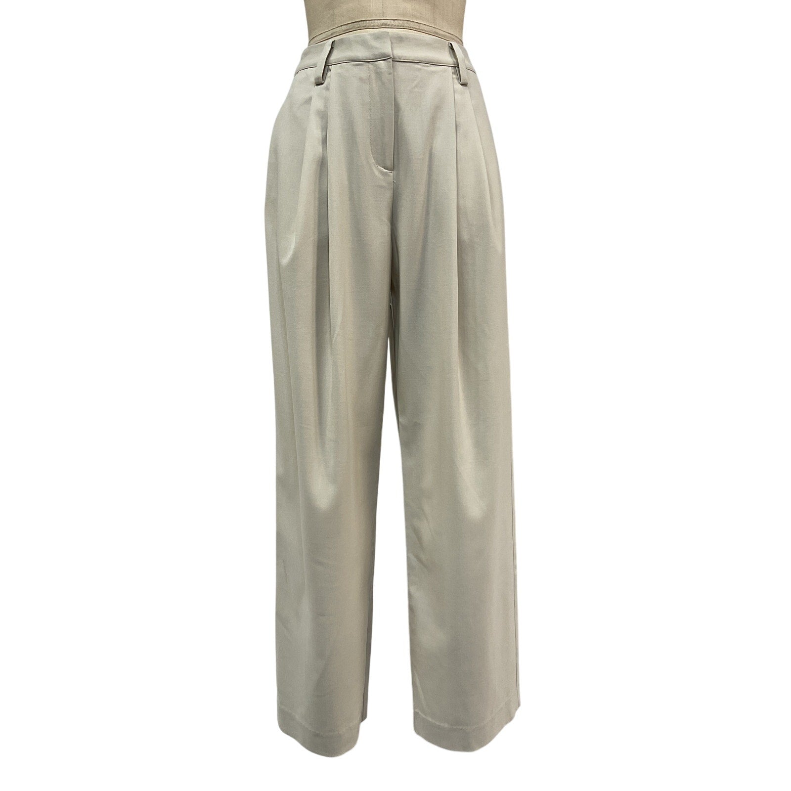 Dissh 'Eden' Beige Polyester Plaster Tailored Pant Size 4 - NWT