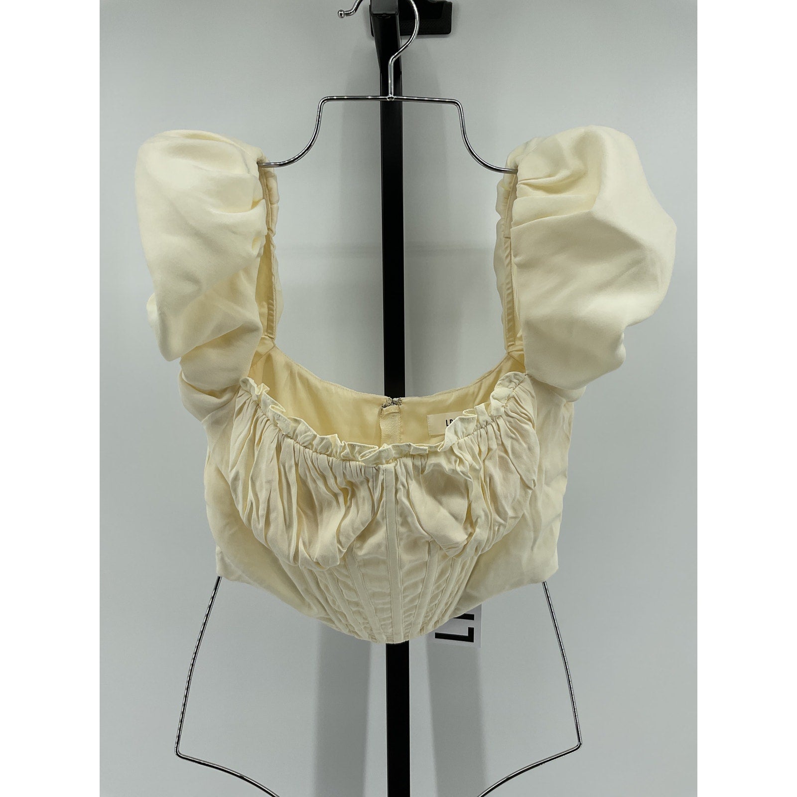 Lpa 'Claudette' White Rayon Top Size S - NWT