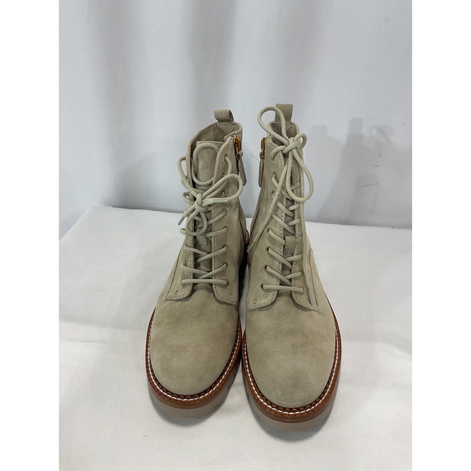 Vince 'Cabria' Green Lug Water Resistant Lace Up Boot Size 7