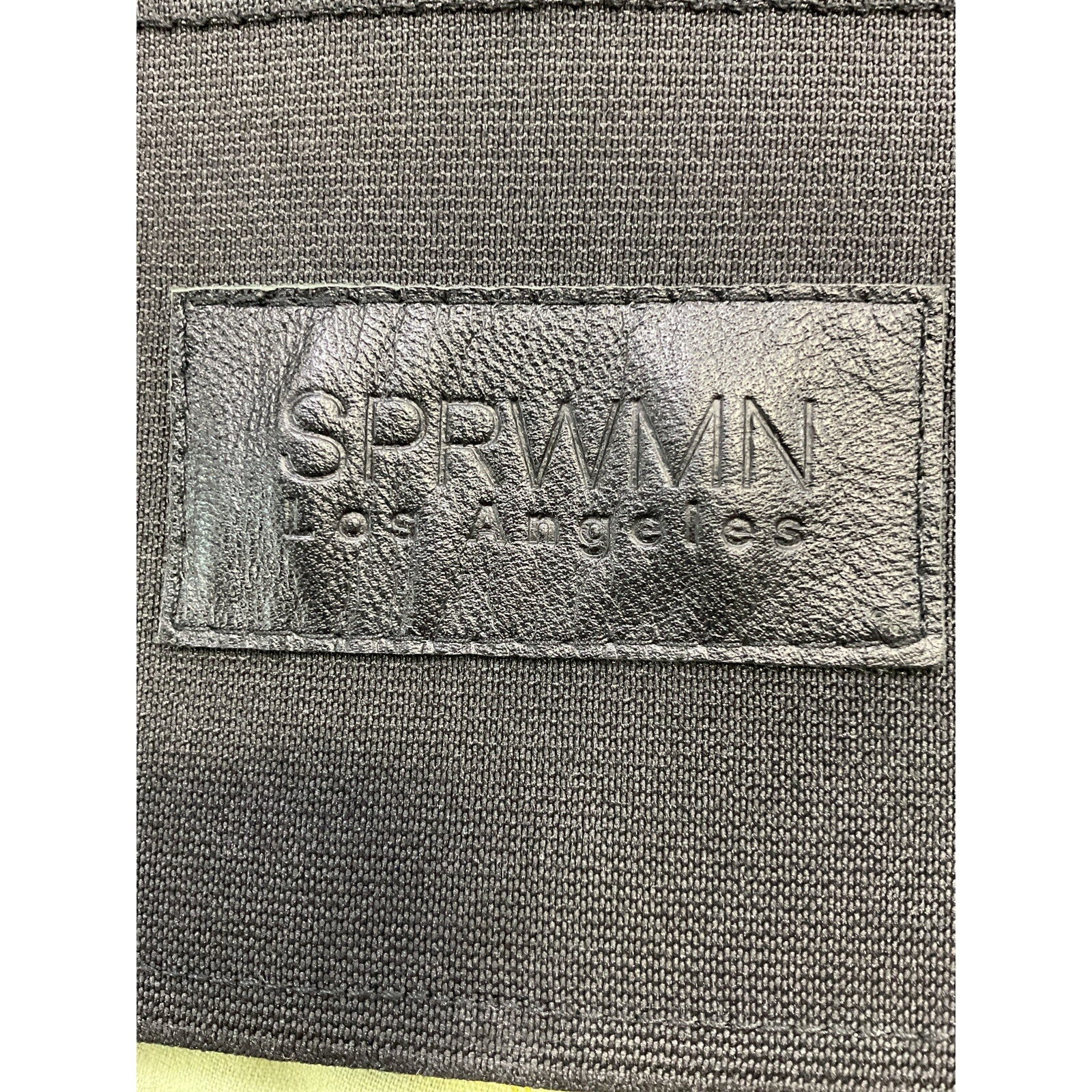 Sprwmn 'Leather' Green Leather Straight Leg Pants Size S