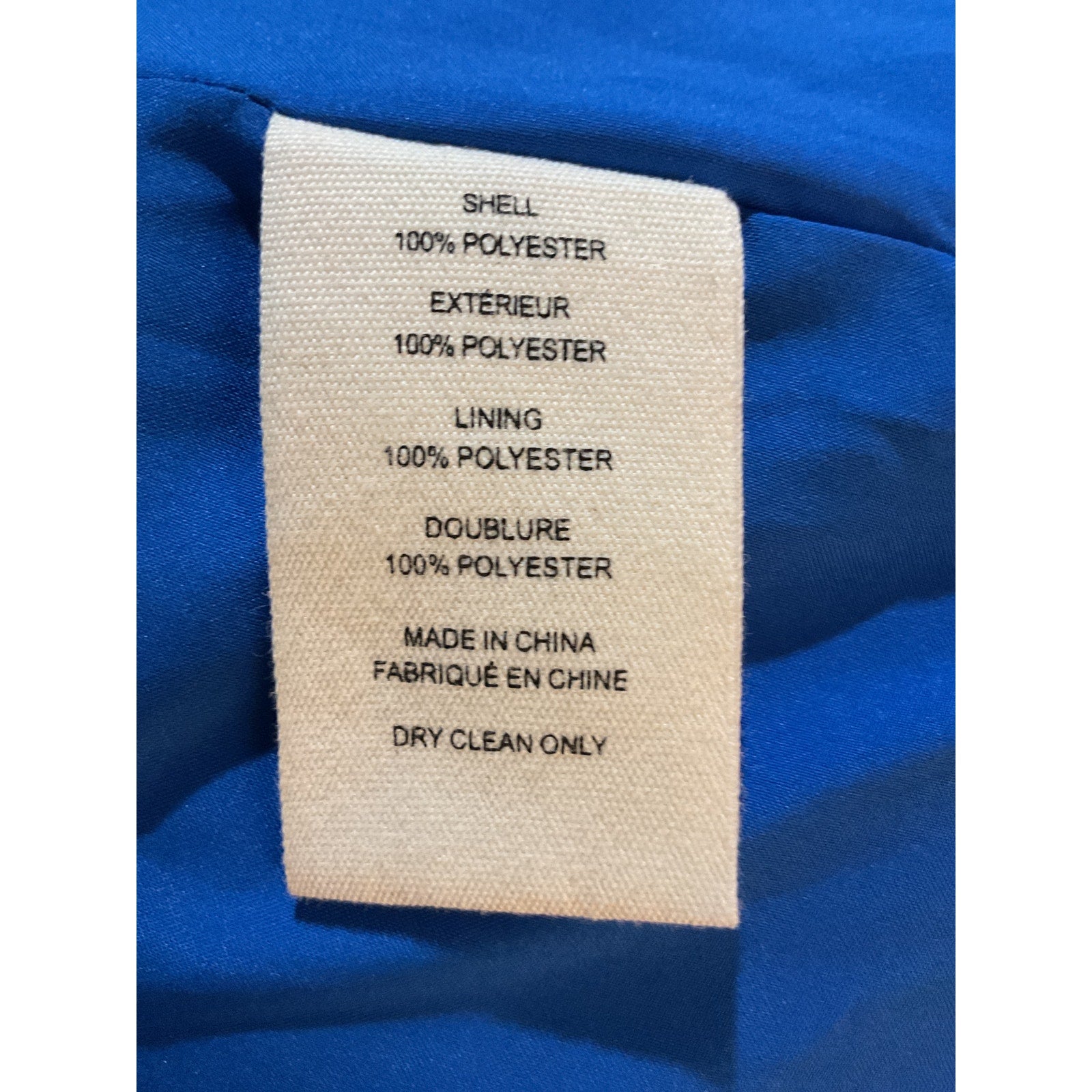 L'Agence 'Chamberlain' Blue Polyurethane Blazer Size 6