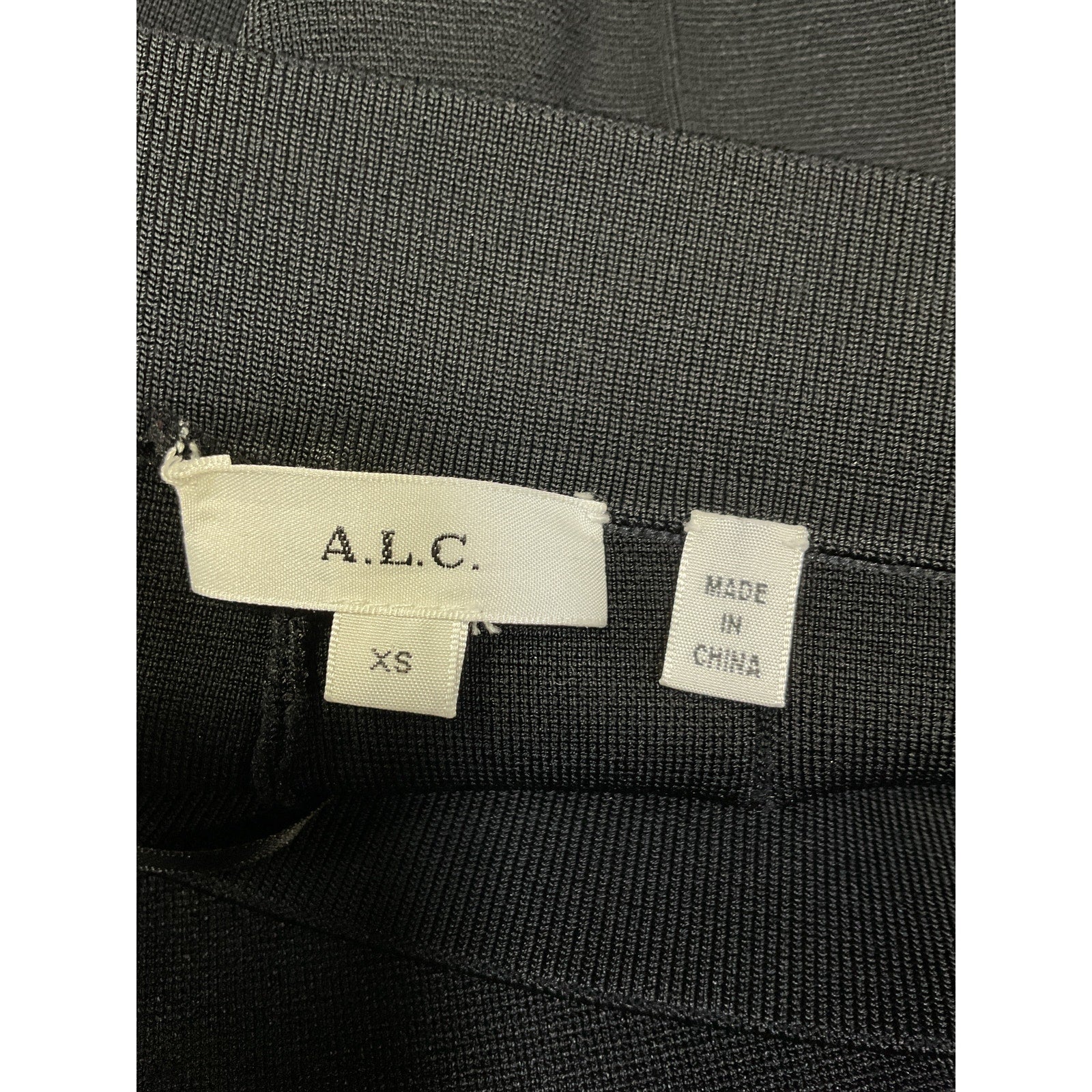 A.L.C. 'Brooklyn' Black Flare Crop Pants Trousers Size XS