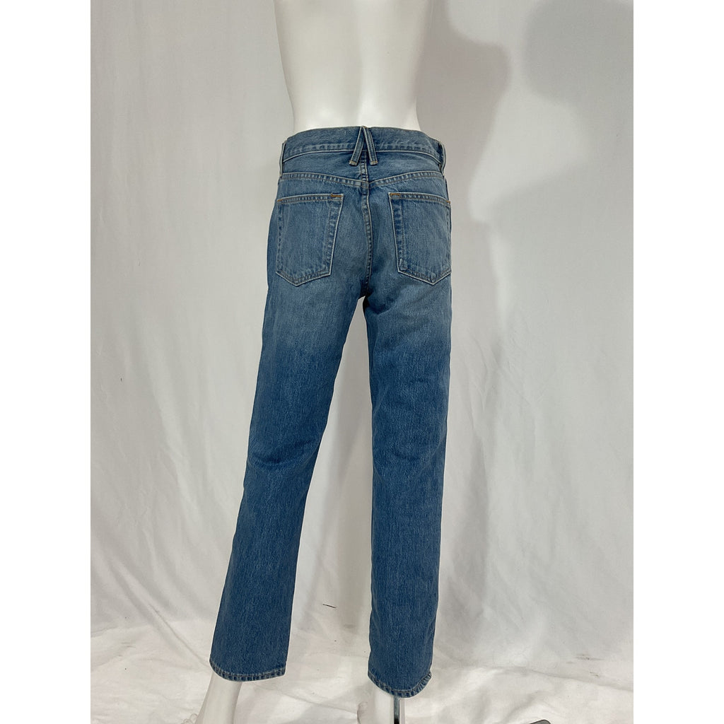 Slvrlake 'London' Blue High Waist Straight Leg Denim Jeans Size 27