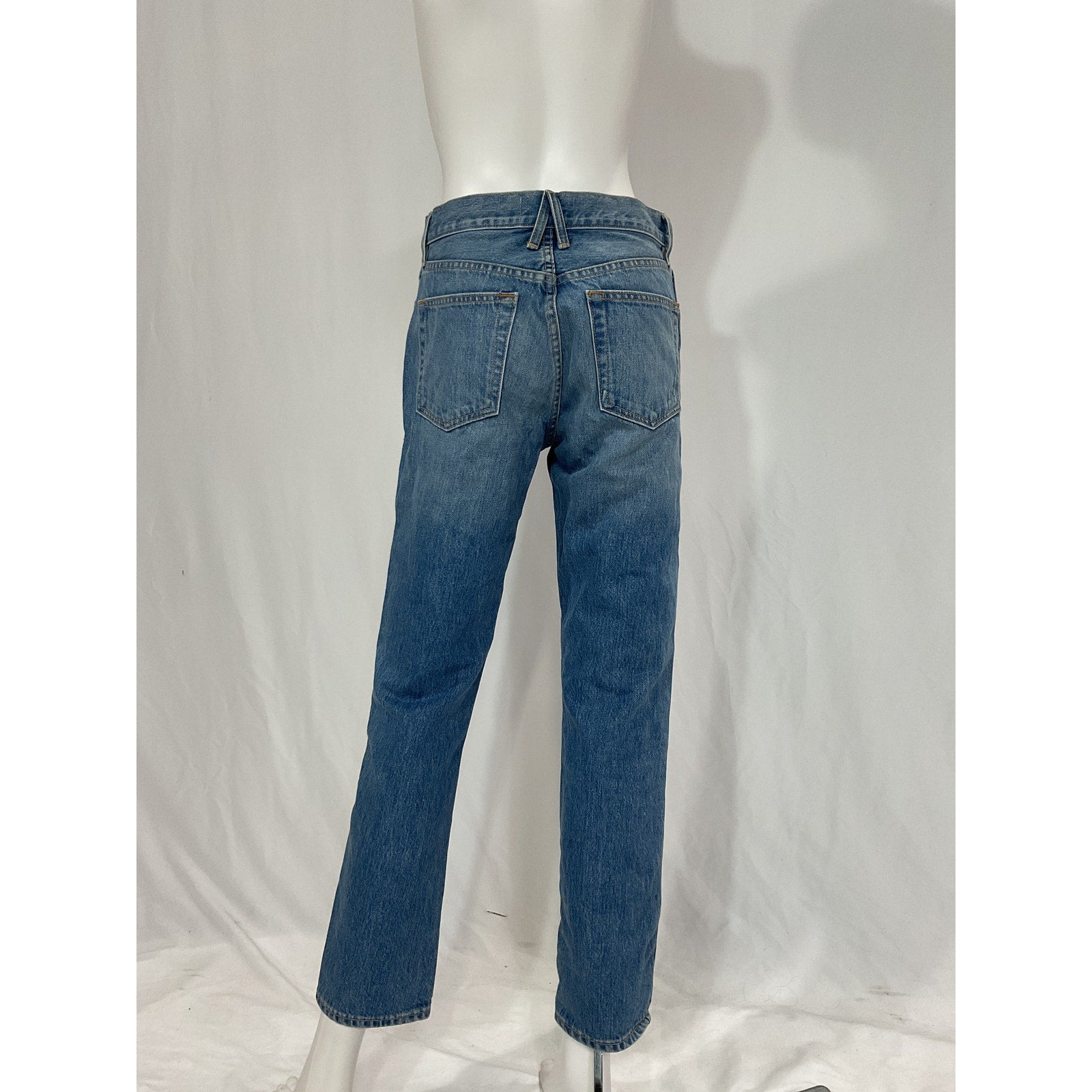 Slvrlake 'London' Blue High Waist Straight Leg Denim Jeans Size 27