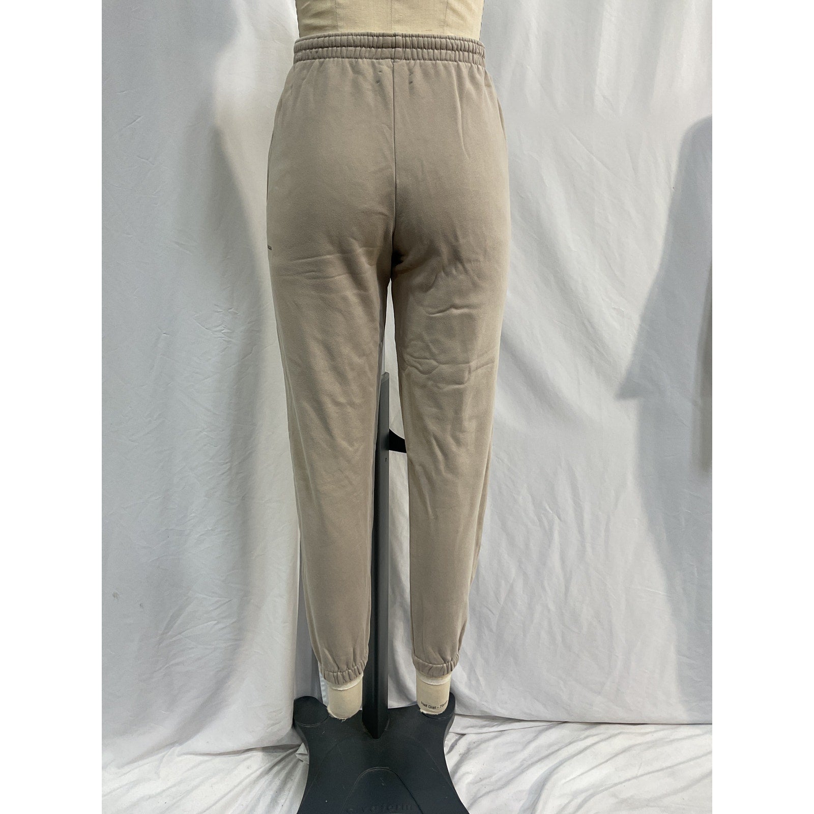 Pangaia Track White Cotton Pants Size XXS
