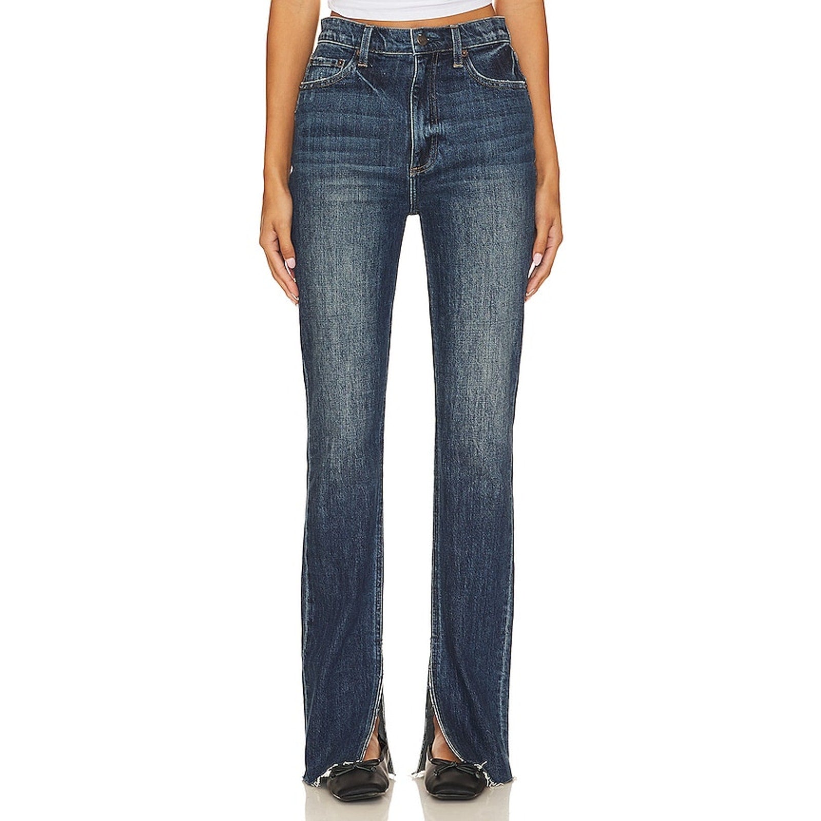 Pistola 'Colleen' Blue Super High Rise Slim Boot Cut Denim Jean Size 26