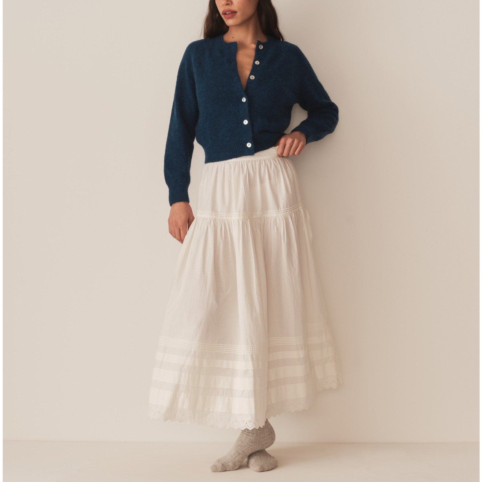 D�en 'Petra' Blue Cardigan Size M