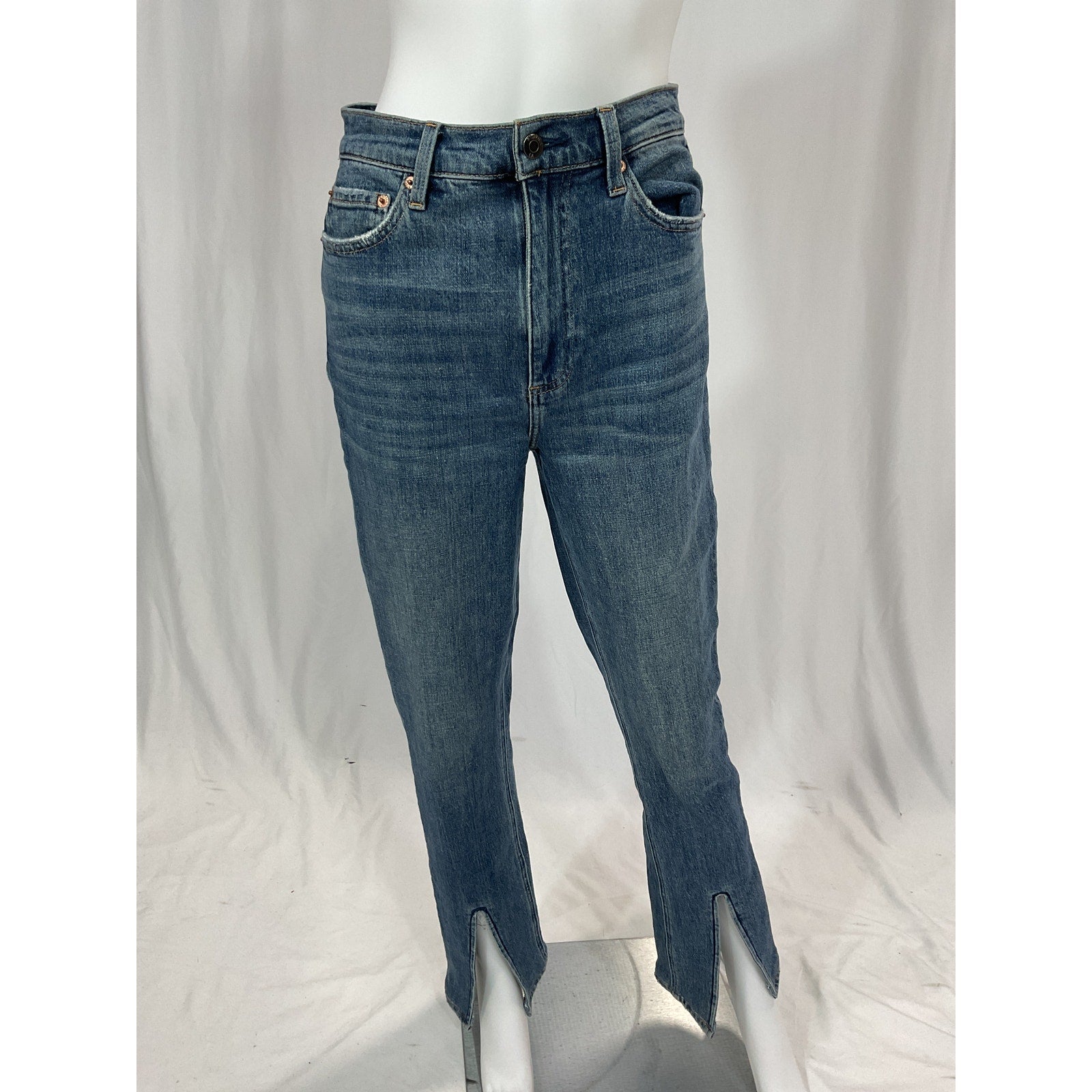 Pistola 'Colleen' Blue High Rise Slim Flare Denim Jean Size 26