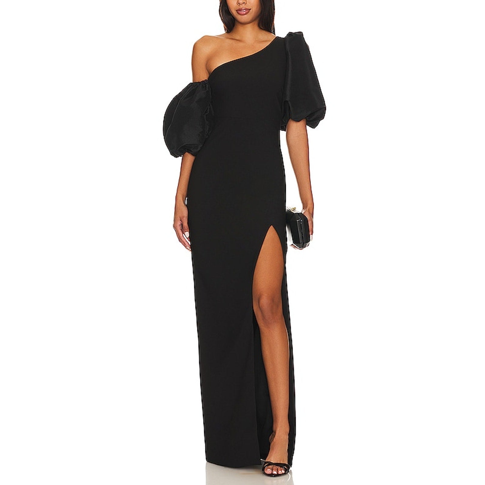 Likely 'Natasha' Black Polyester Gown Size 10