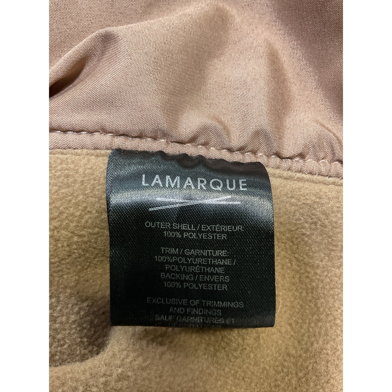 Lamarque 'Helsa' Brown Polyester Pullover Size XL