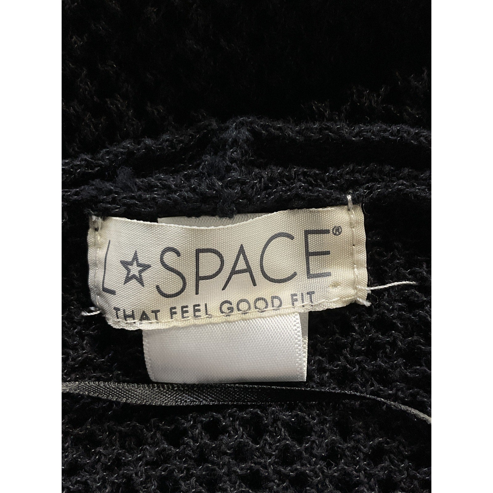 L*Space 'Adrift' Black Midi Dress Size L