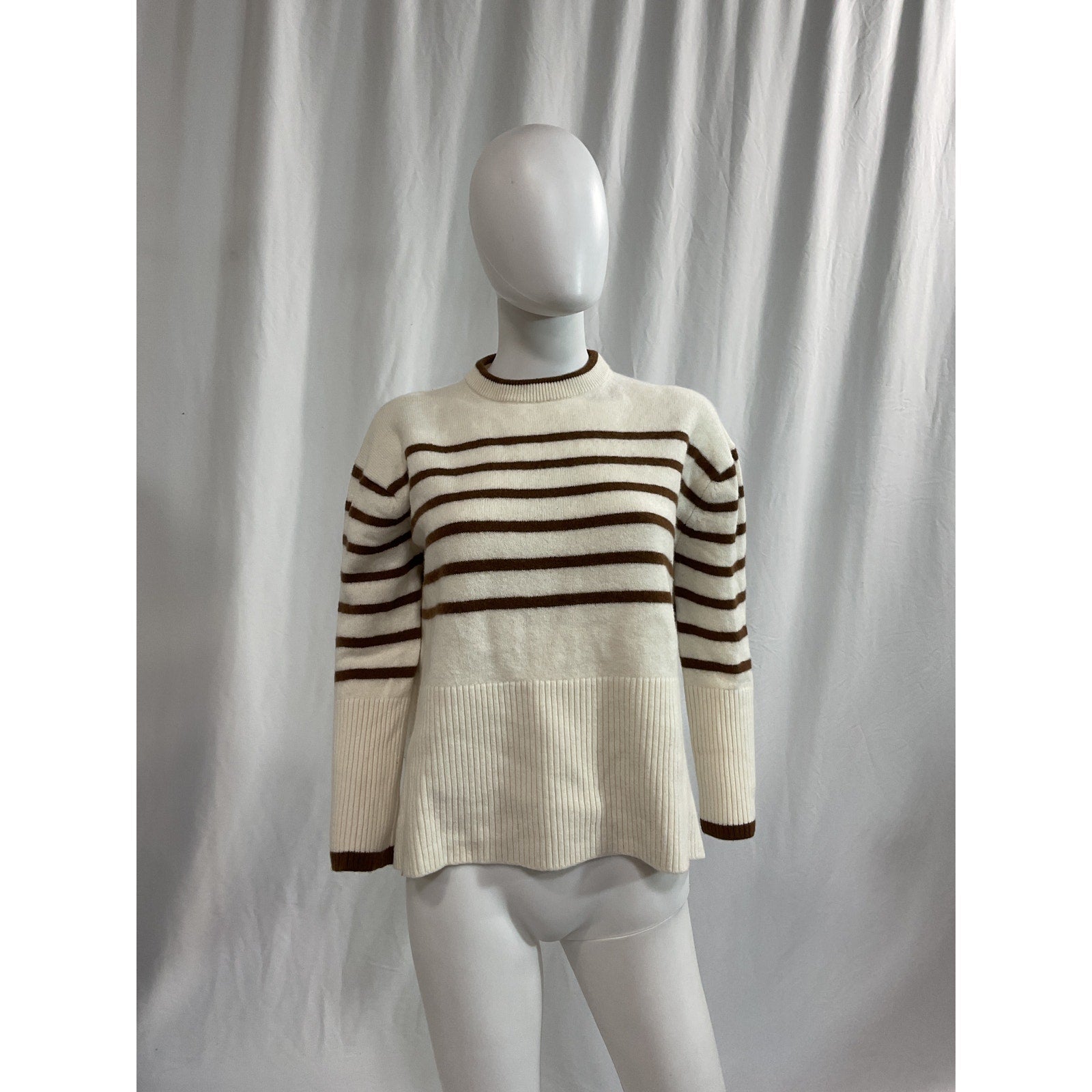 Hatch 'The Carly' White Knit Maternity Pullover Size 0