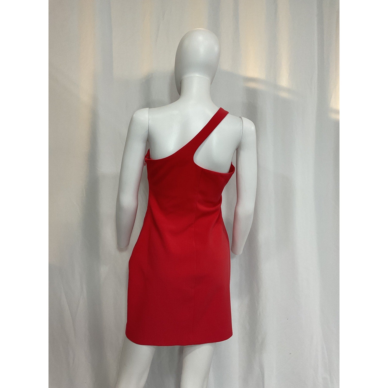 Likely 'Kelley' Red One Shoulder Ponte Dress Size 4
