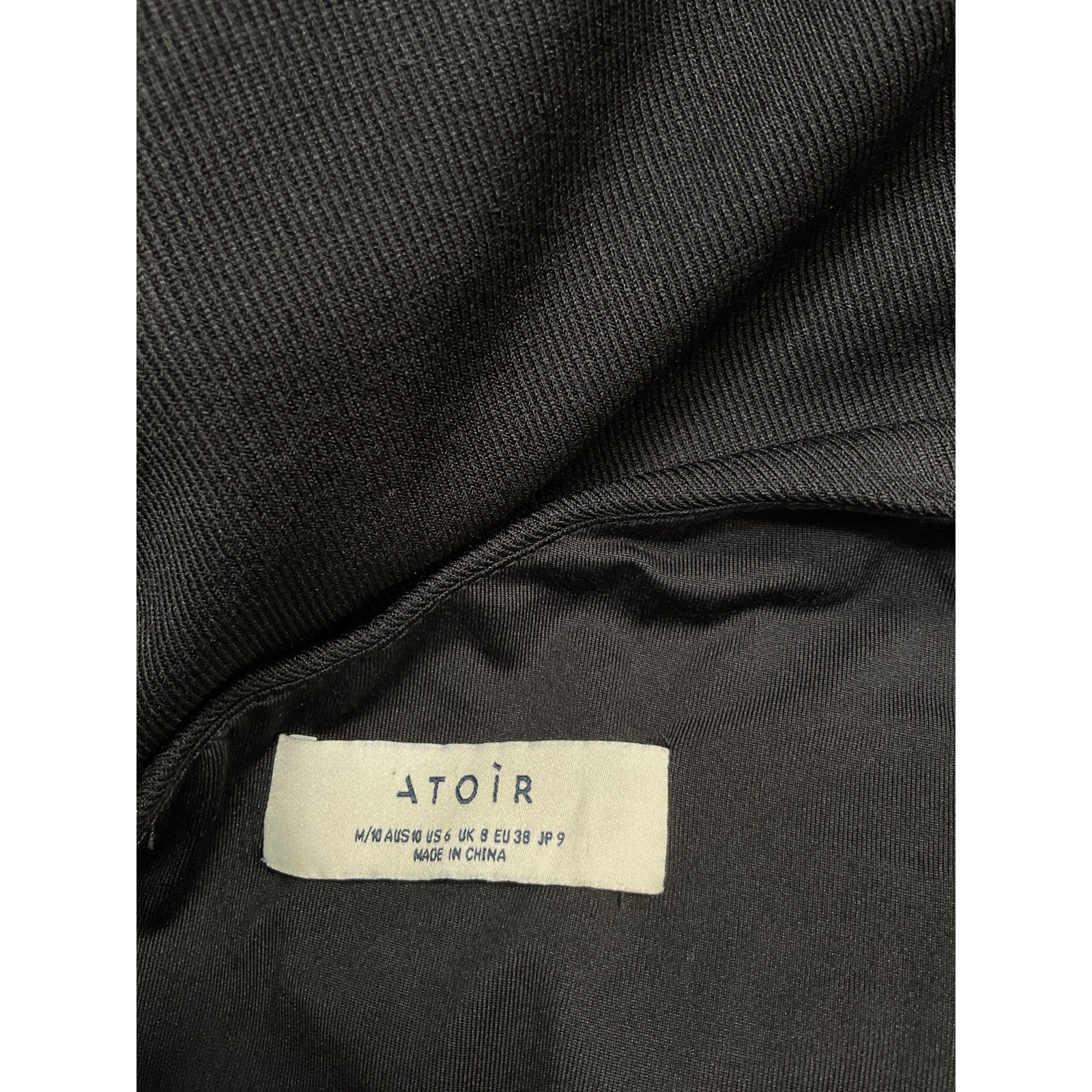 Atoir 'The Focus' Black Polyester Dress Size M
