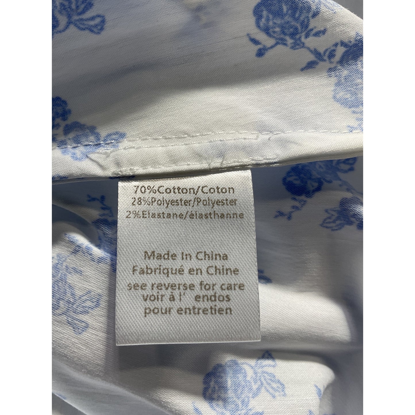 Caroline Constas 'Teagen' White Floral-Print Cotton-Blend Poplin Shorts Size M