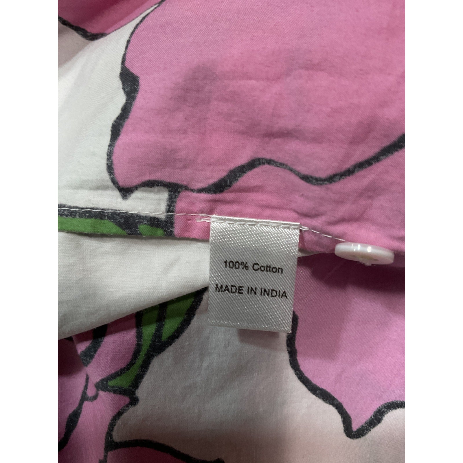 Banjanan 'Valeria' Pink Floral Round Neck Dress Size S