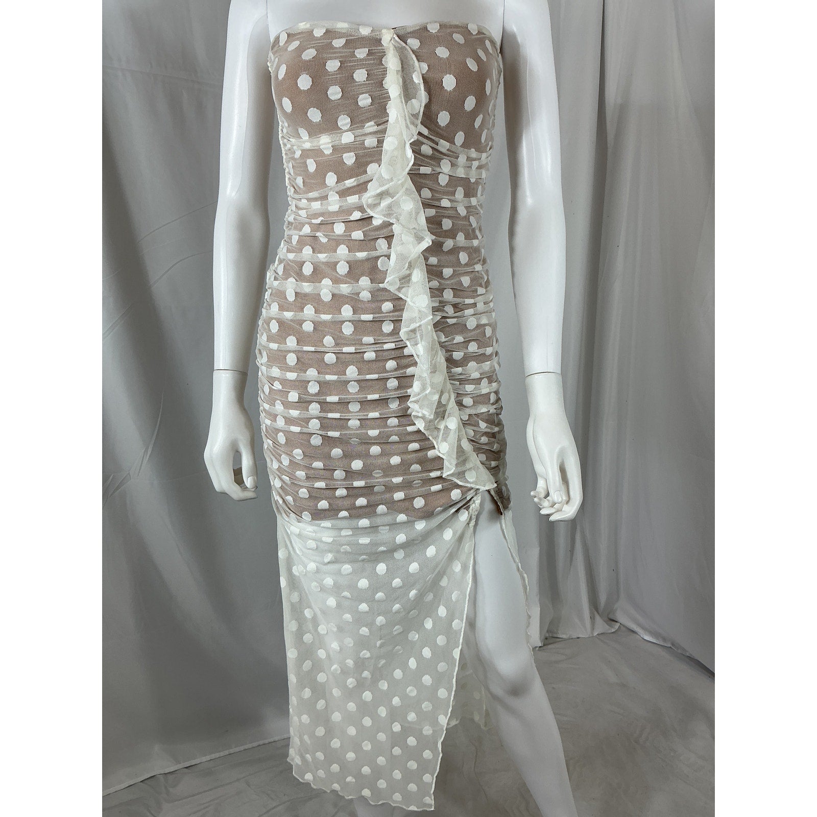 Majorelle 'Brady' White Nylon Dress Size M