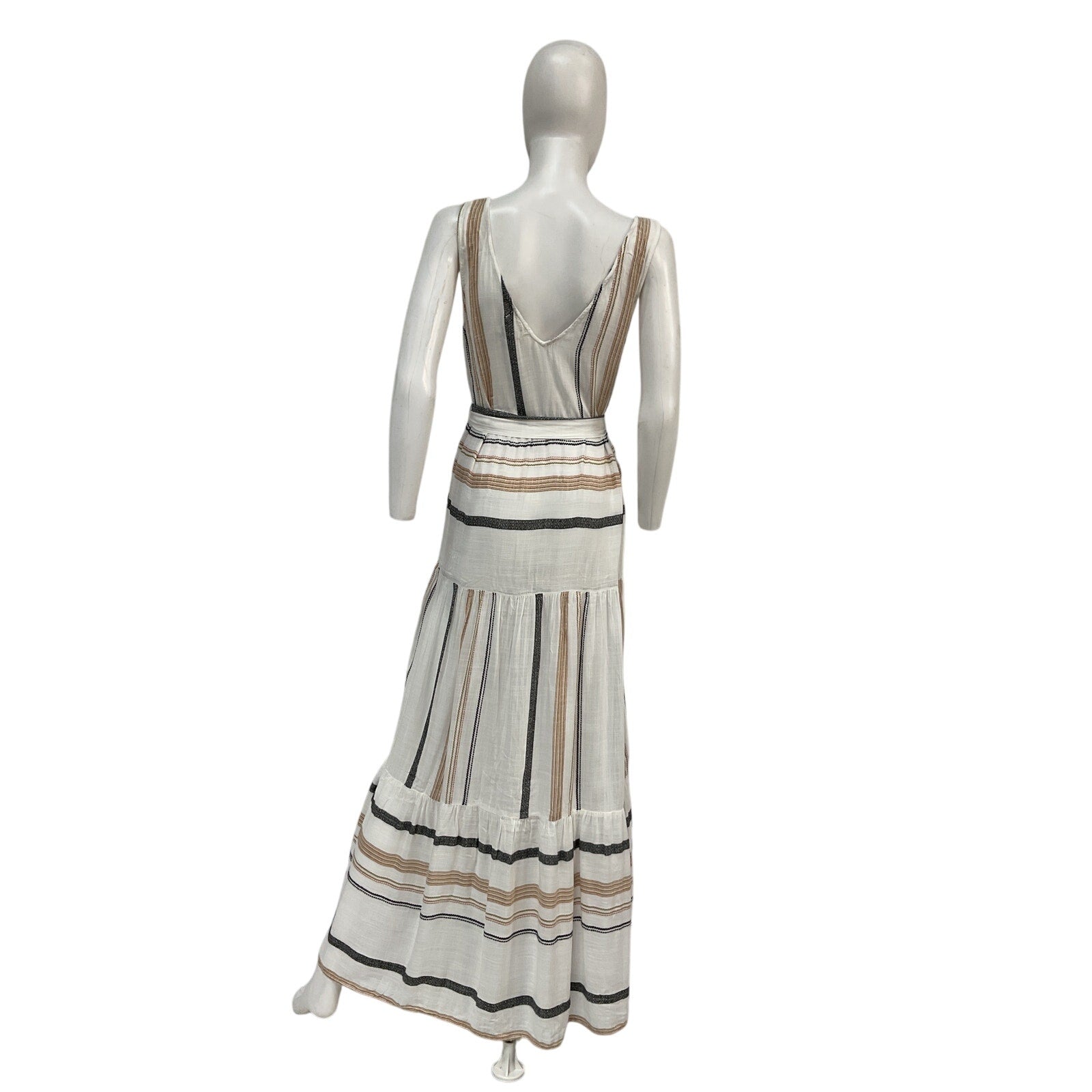 L*Space 'Clara' White Viscose Dress Size S
