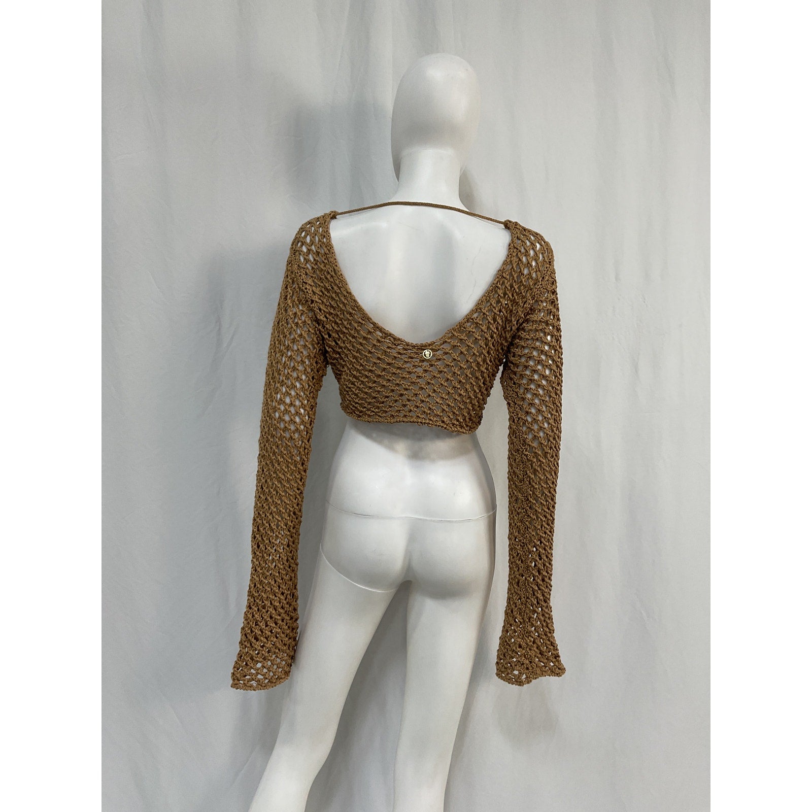 Bananhot 'Magen' Beige Cotton Knitted Shirt Size XS-S