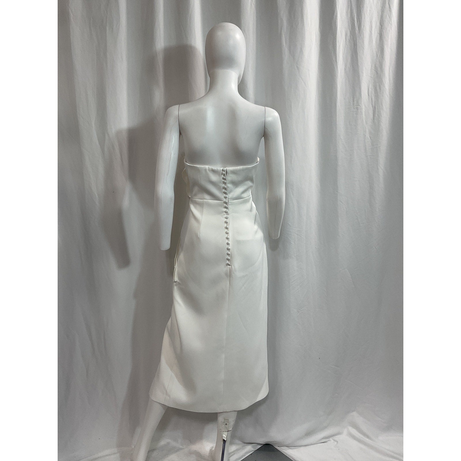 Elliatt 'Brighton' White Bow Accent Dress Size L