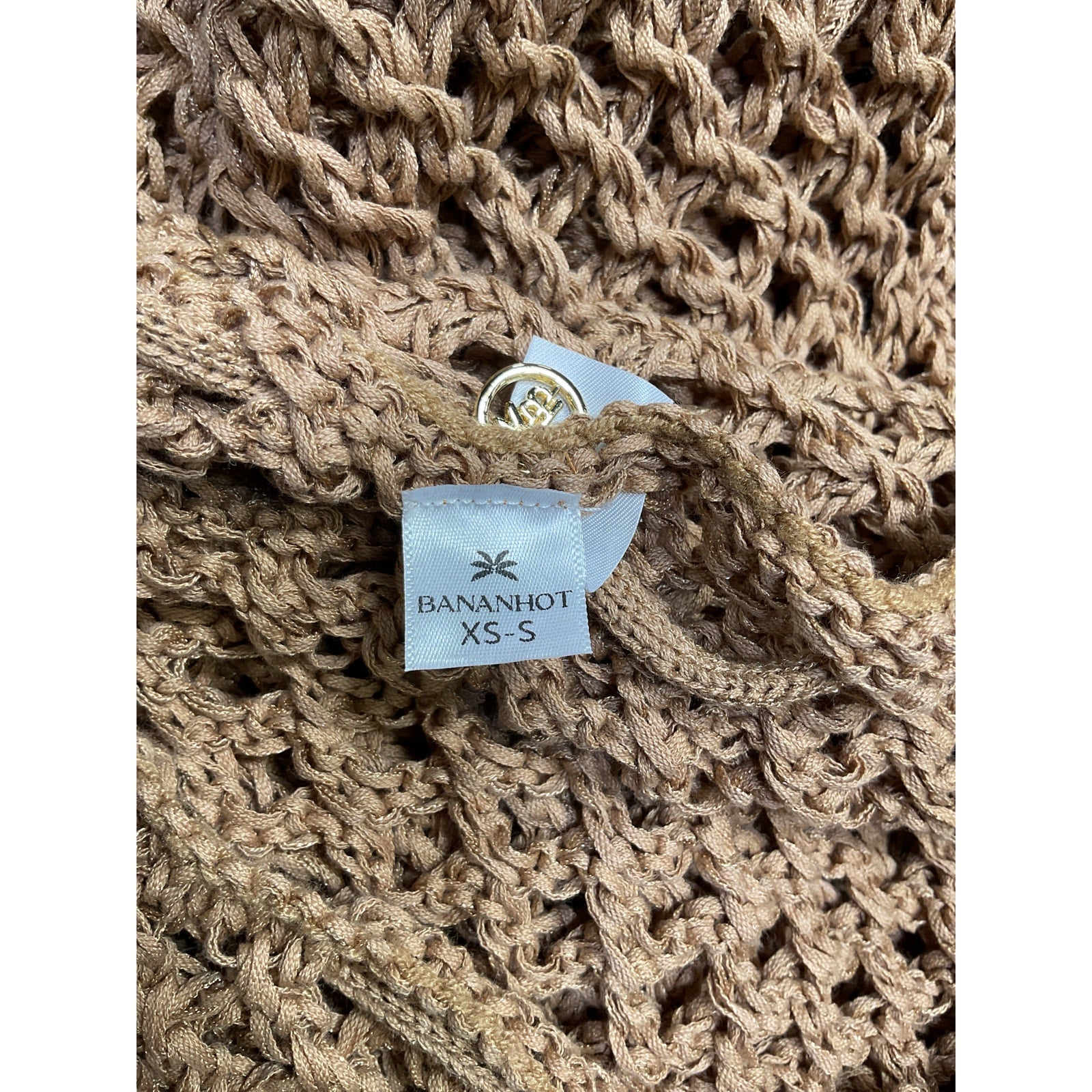 Bananhot 'Magen' Beige Cotton Knitted Skirt Size XS / S