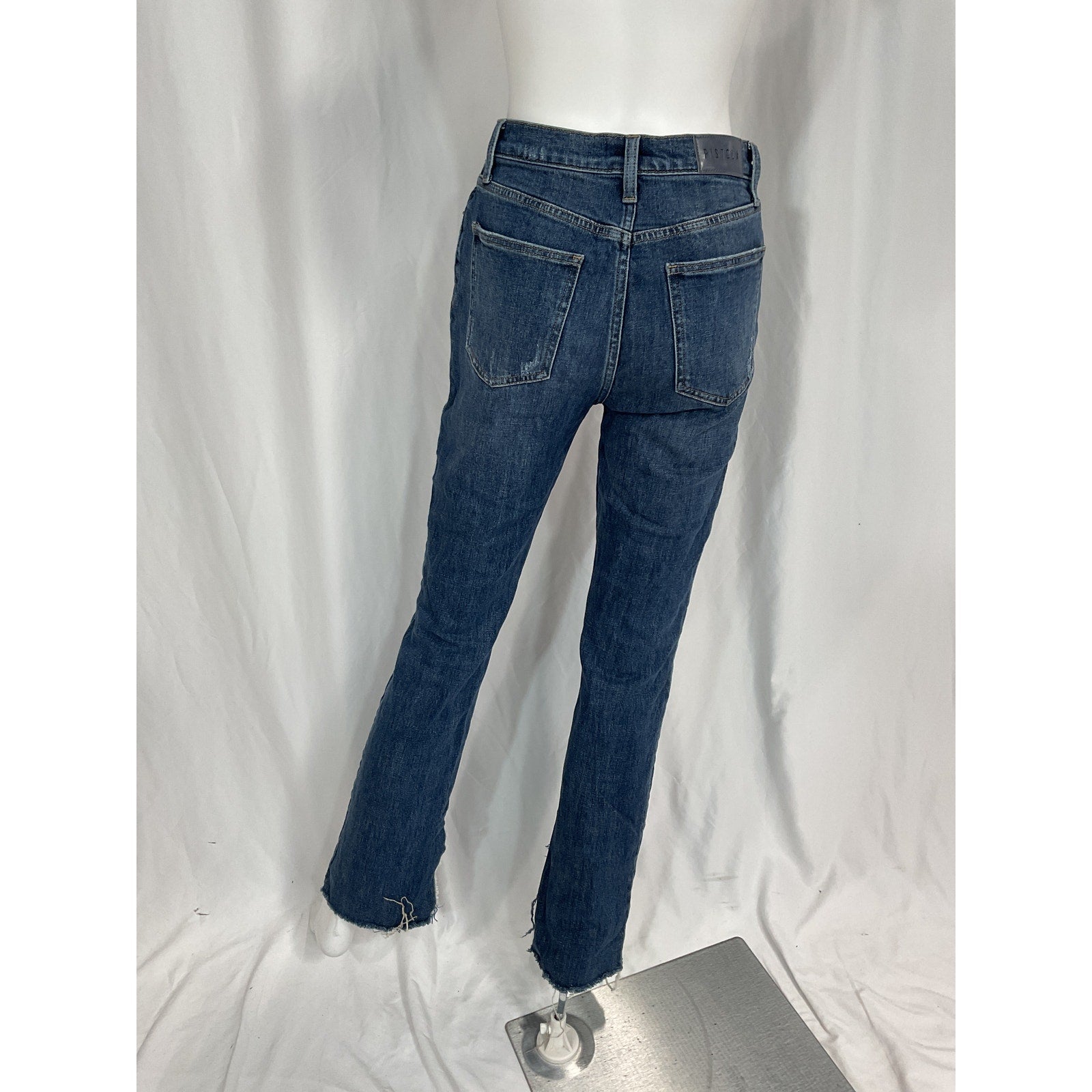Pistola 'Colleen' Blue Super High Rise Slim Boot Cut Denim Jean Size 26