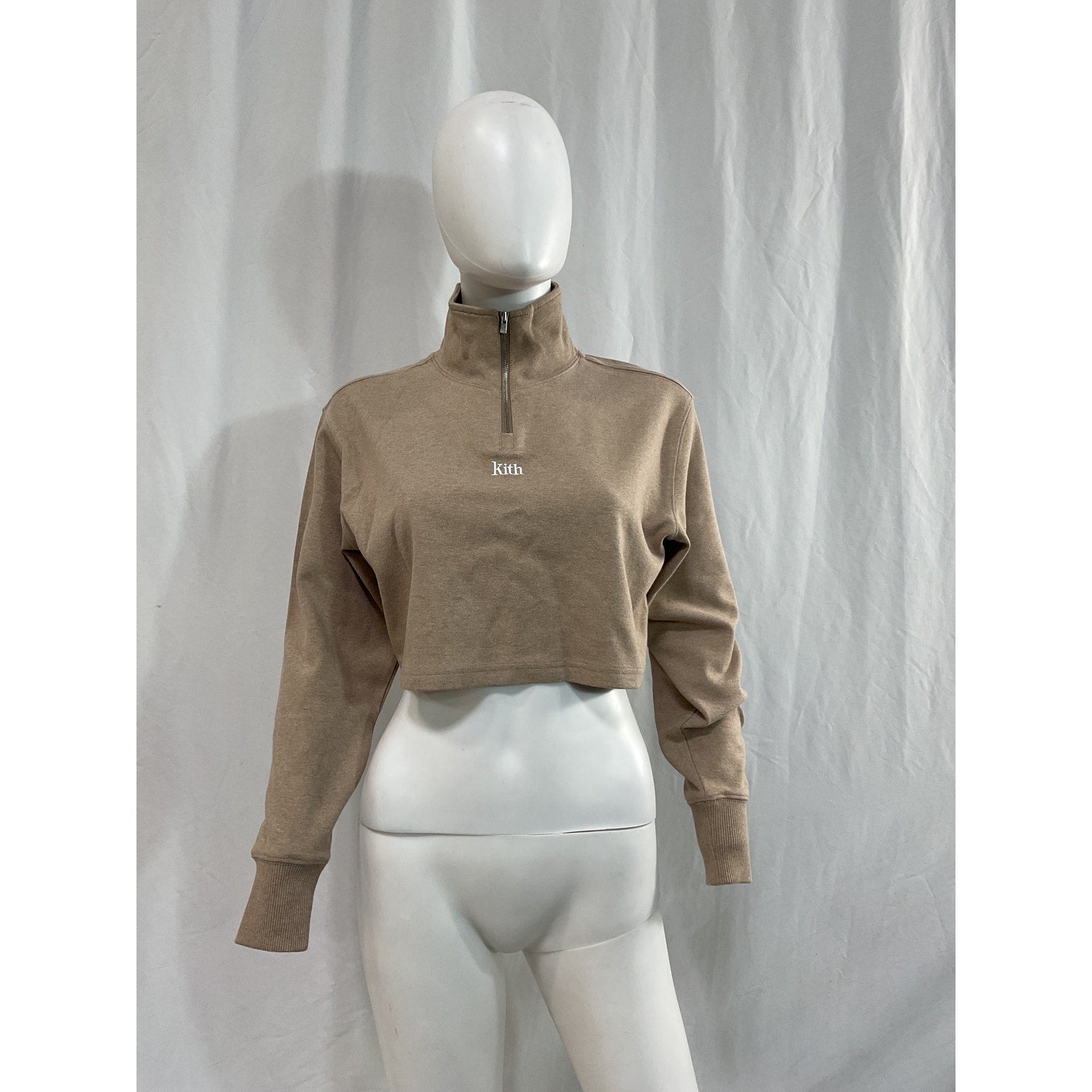 Kith 'Rae' Tan Quarter Zip II Size XS