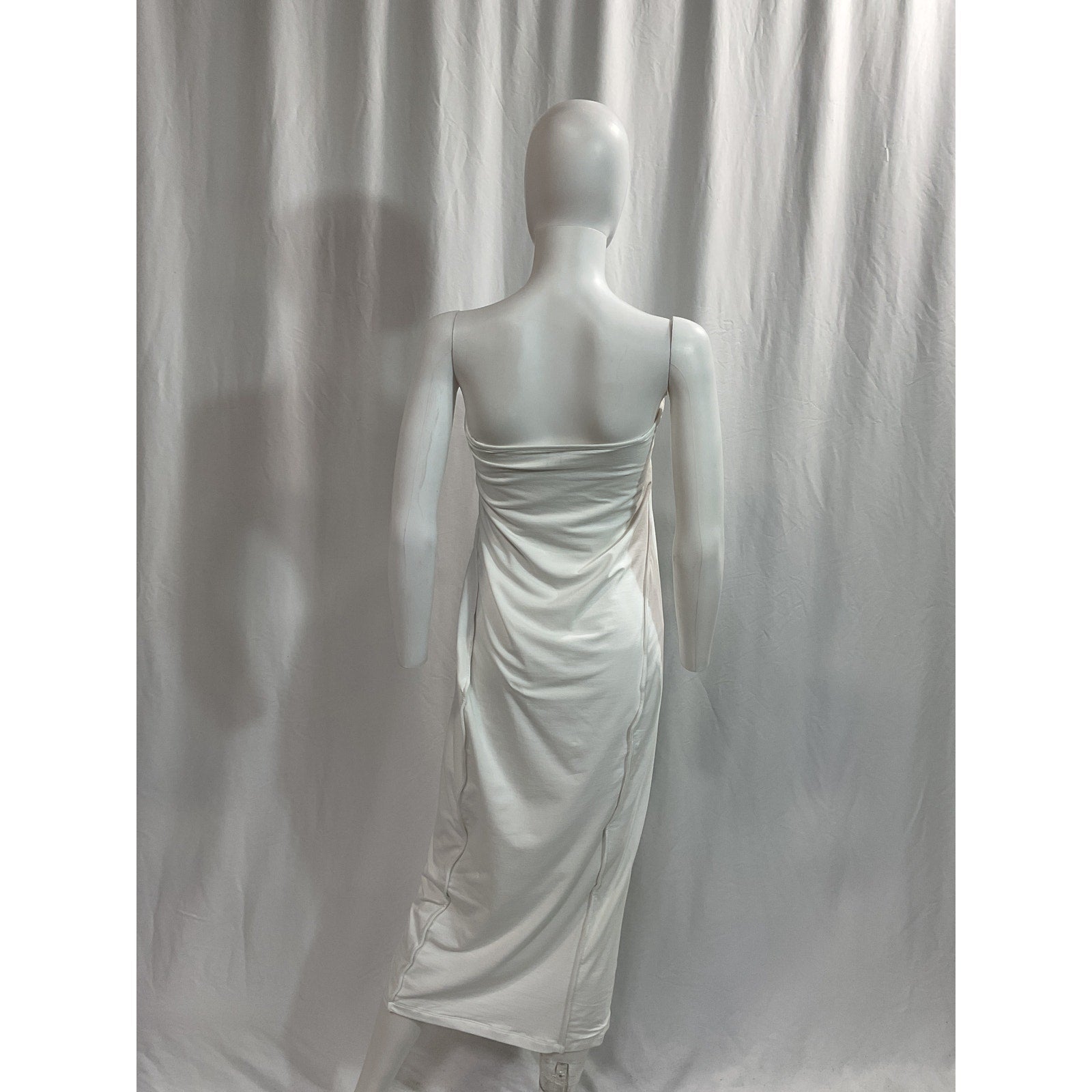Helsa 'Organic' White Jersey Seamed Tube Dress Size XL
